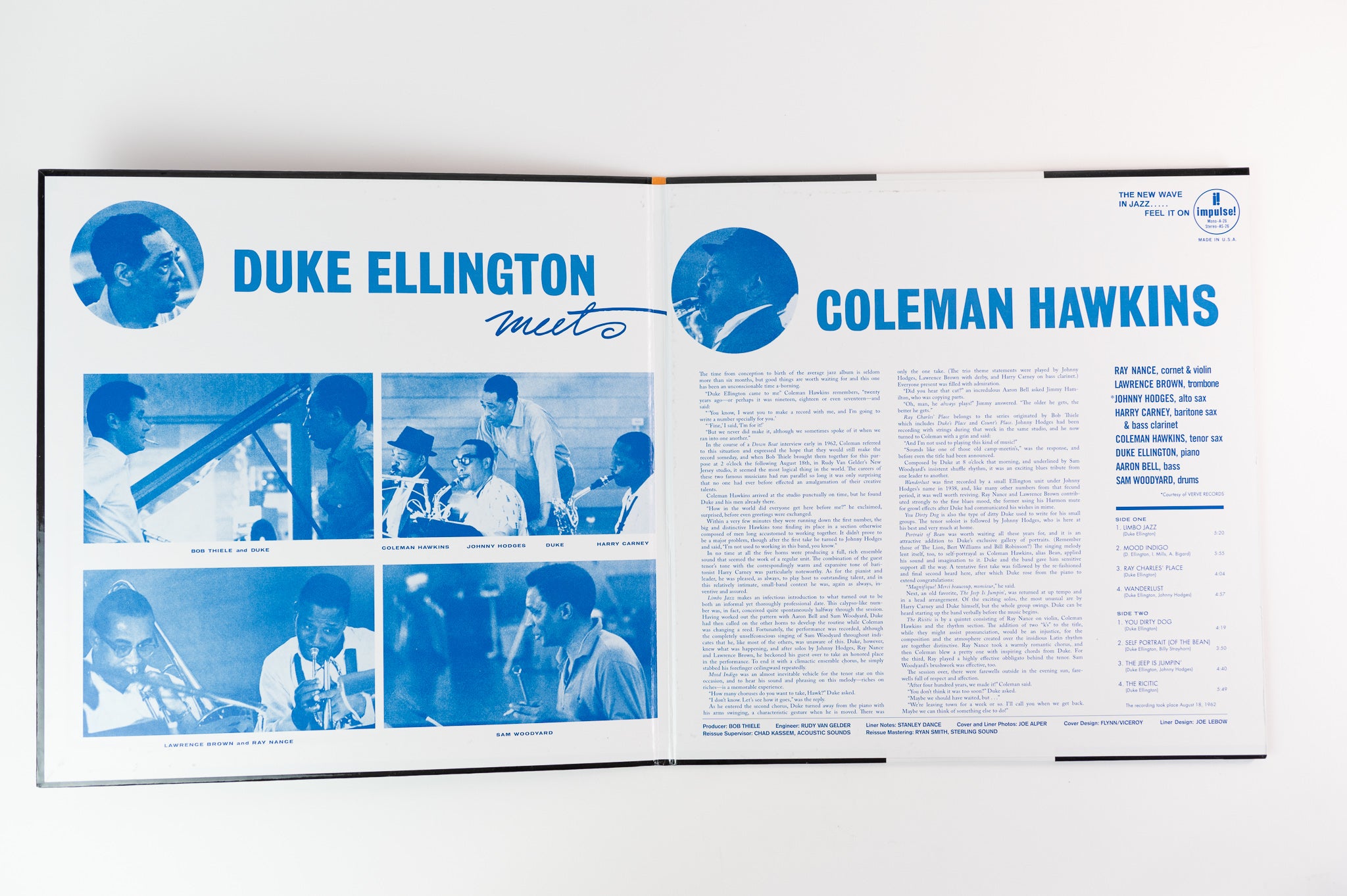Duke Ellington - Duke Ellington Meets Coleman Hawkins on Impulse Acoustic Sound Series 180 Gram Reissue