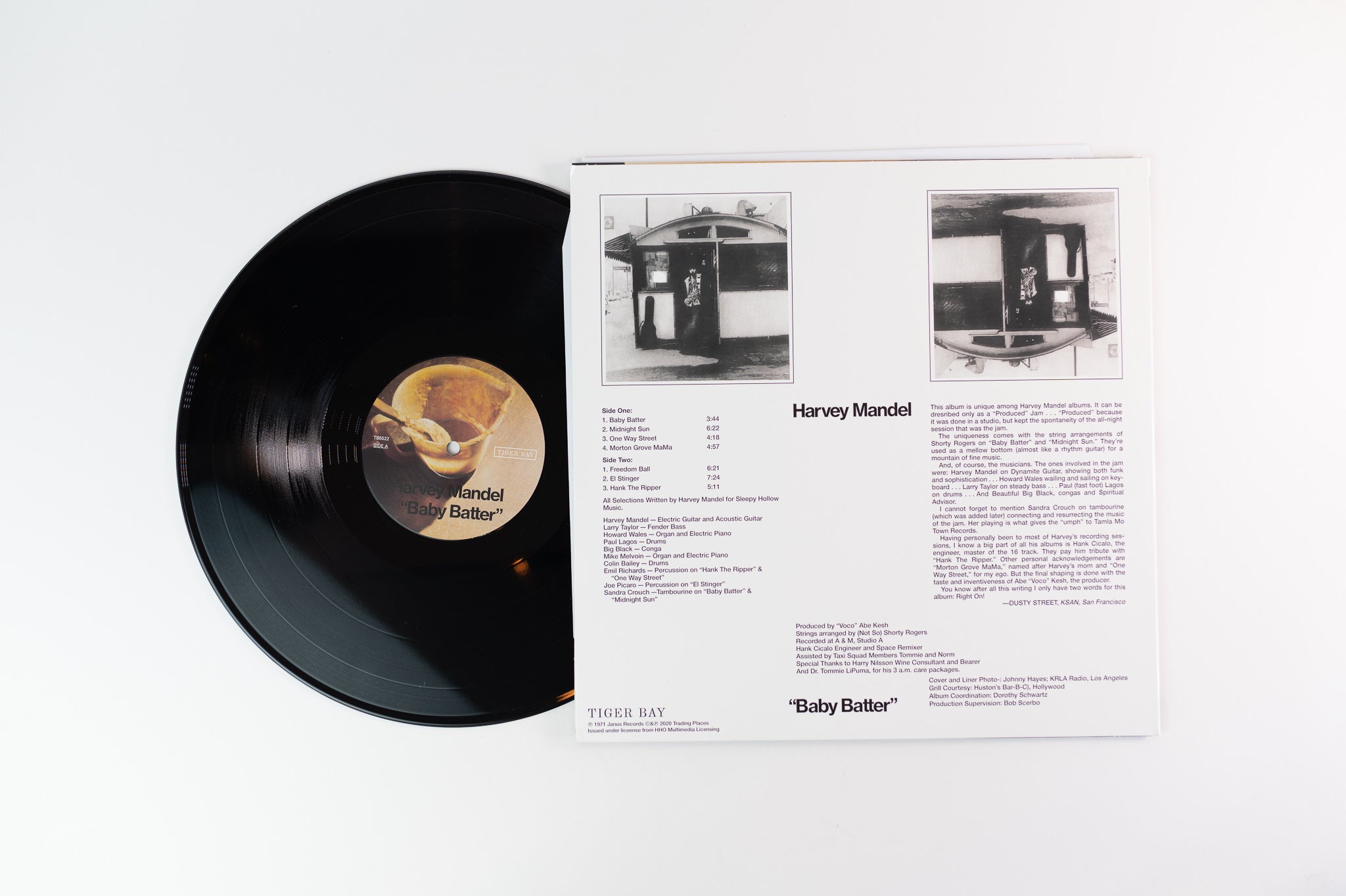 Harvey Mandel - Baby Batter on Tiger Bay Reissue