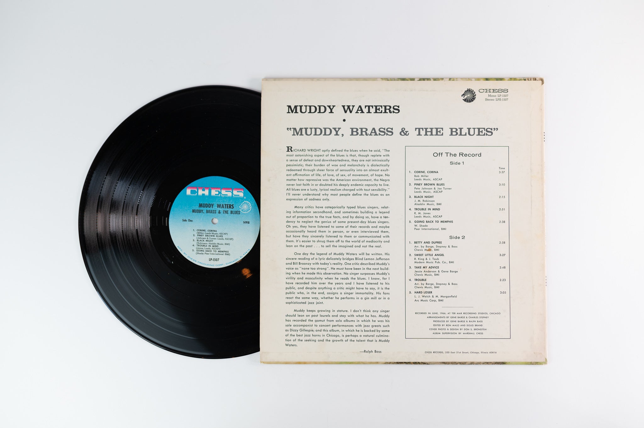 Muddy Waters - Muddy Brass & The Blues on Chess - Mono
