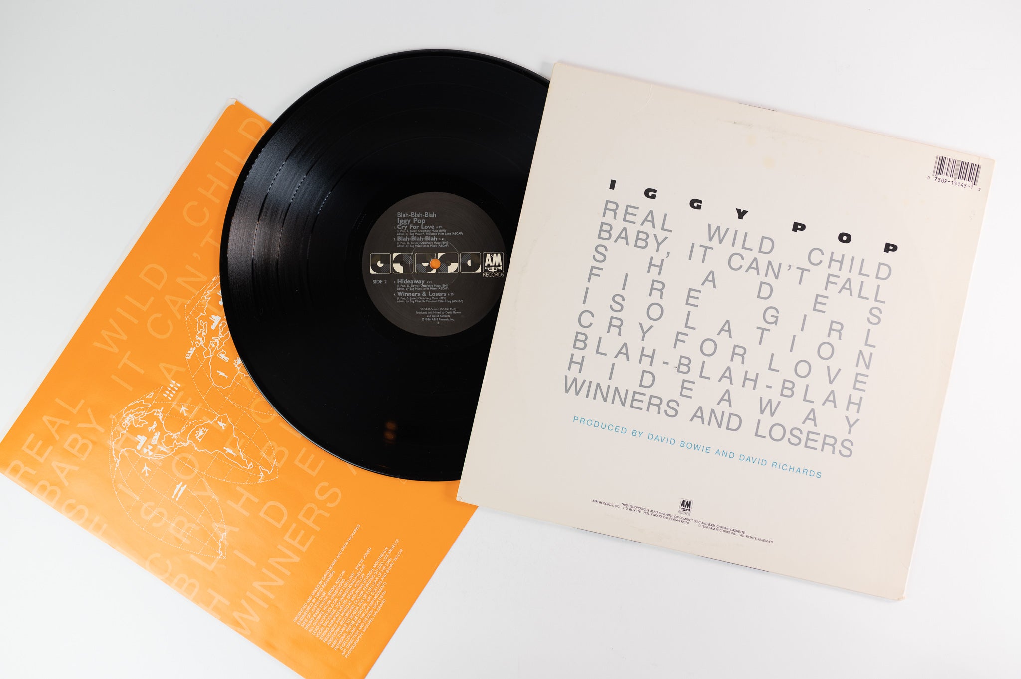 Iggy Pop - Blah-Blah-Blah on A&M Records