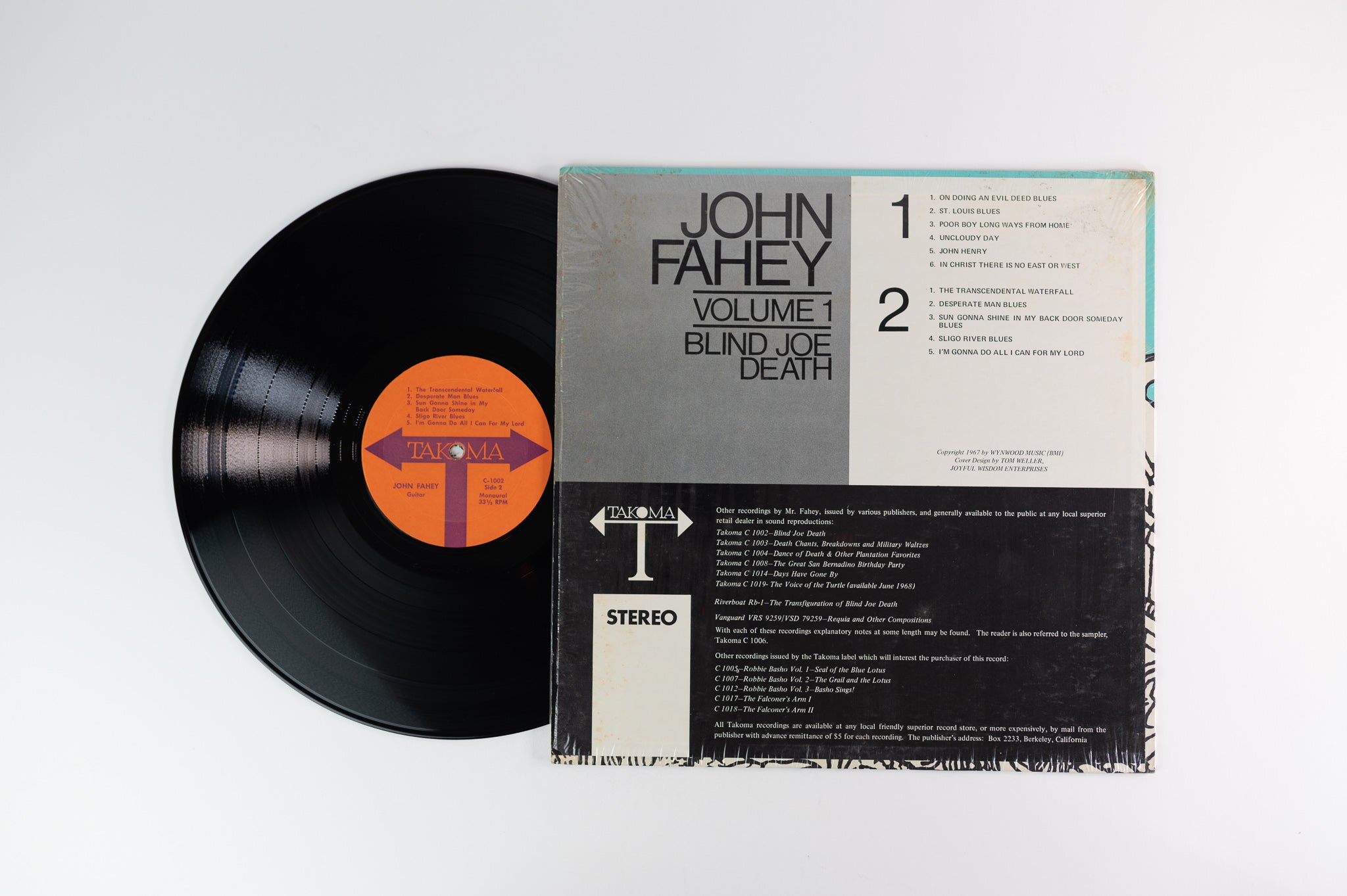 John Fahey - Volume 1 / Blind Joe Death on Takoma - Mono