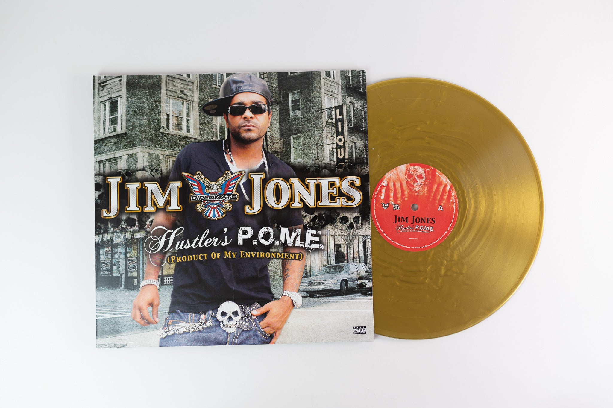 Jim Jones - Hustler's P.O.M.E. (Product Of My Environment) on Diplomats / Koch - Gold Vinyl