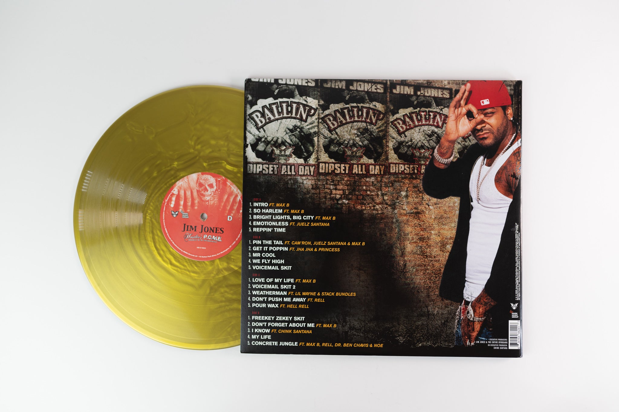 Jim Jones - Hustler's P.O.M.E. (Product Of My Environment) on Diplomats / Koch - Gold Vinyl