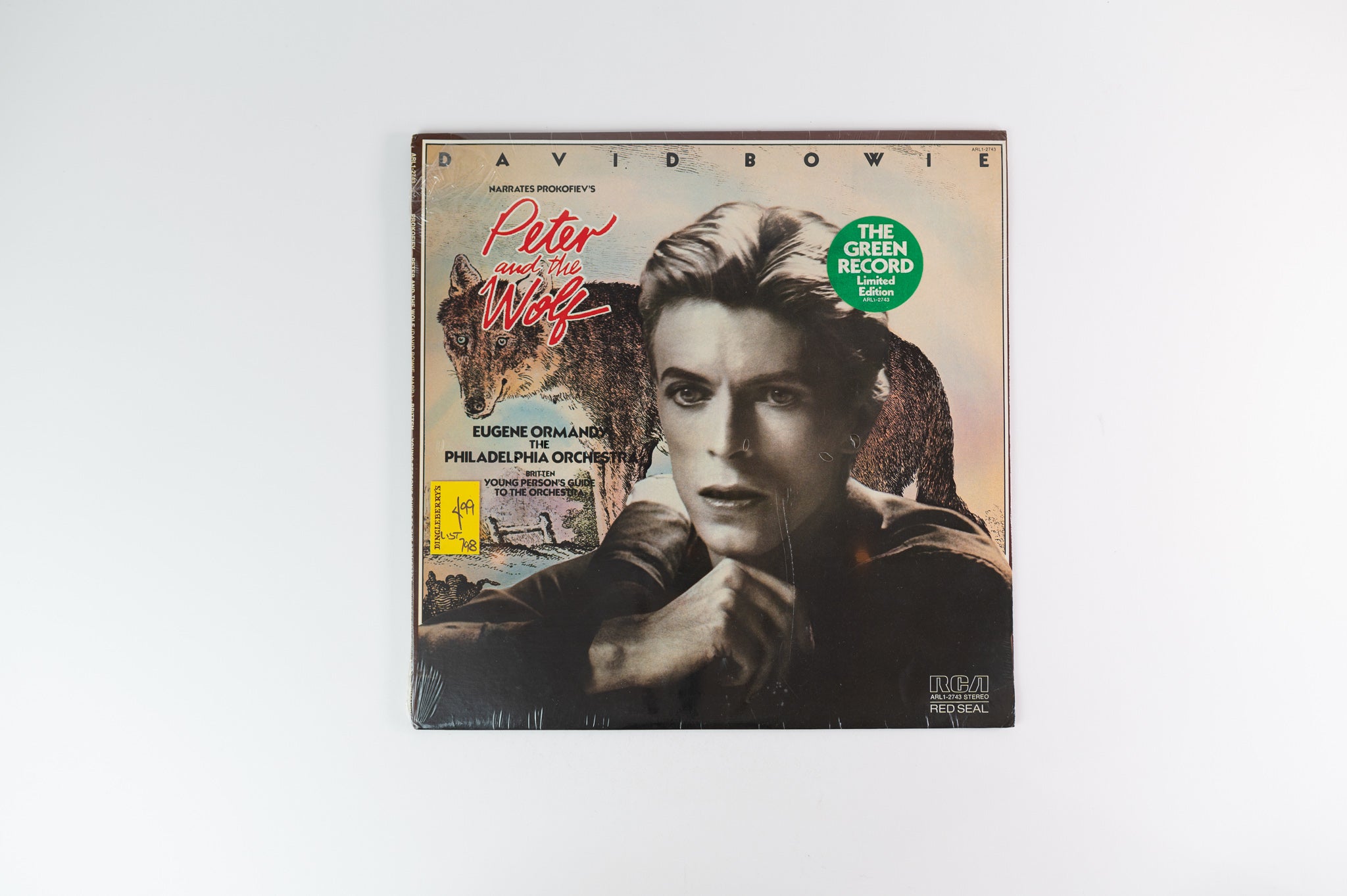 David Bowie - Peter And The Wolf / Young Person's Guide To The Orchestra on RCA Red Seal - Green Vinyl