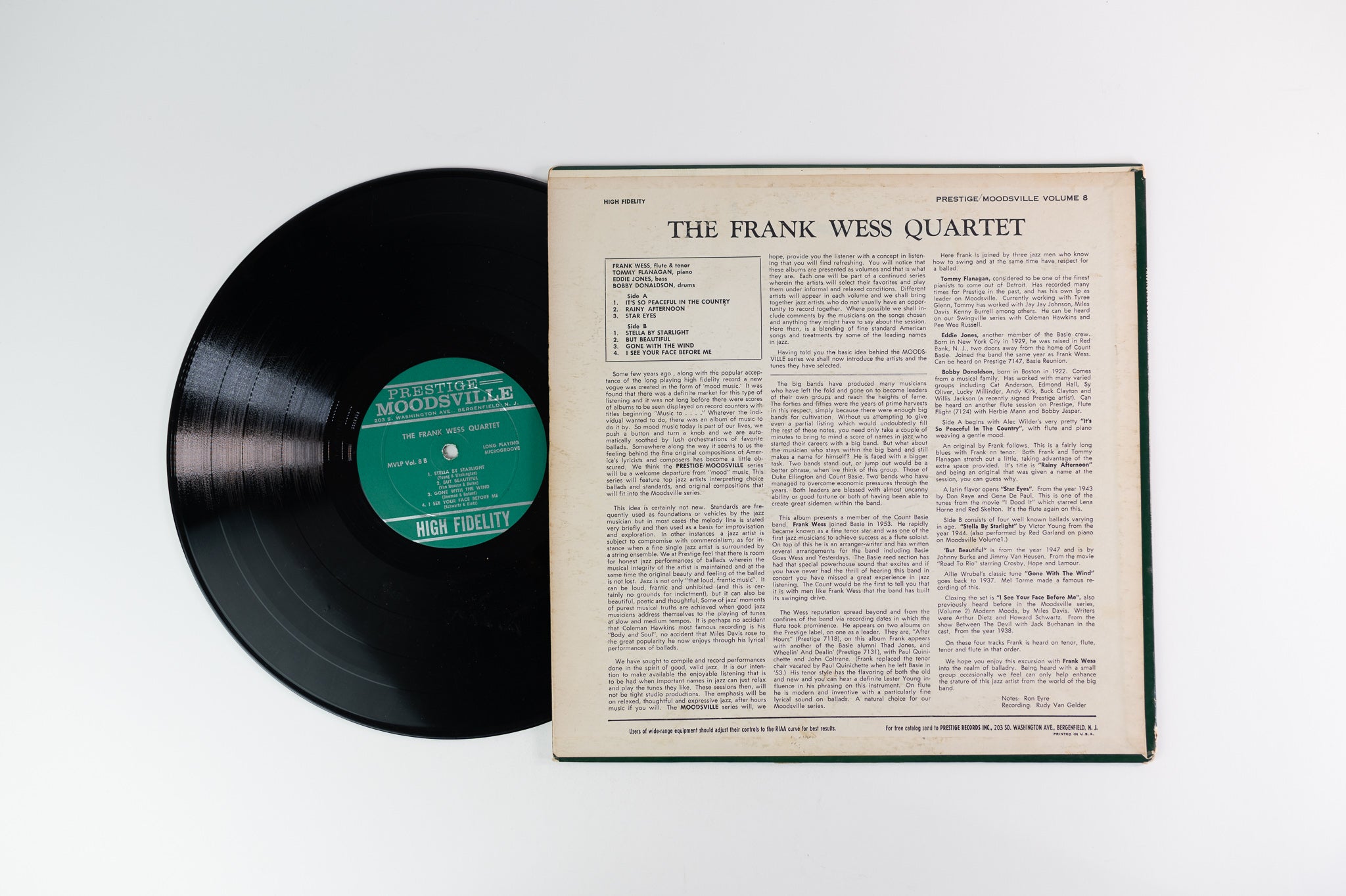 The Frank Wess Quartet - The Frank Wess Quartet on Moodsville