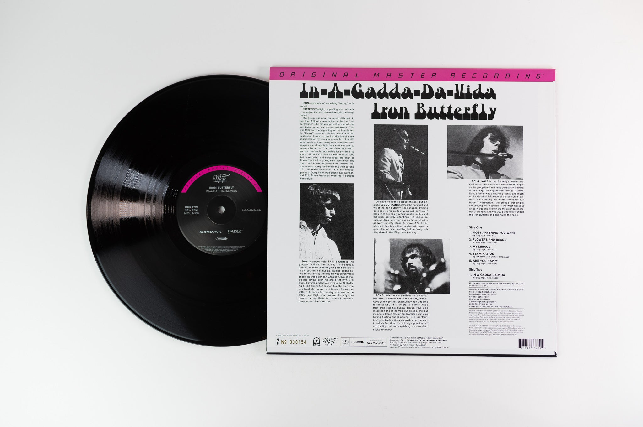 Iron Butterfly - In-A-Gadda-Da-Vida on Mobile Fidelity Sound Lab - SuperVinyl