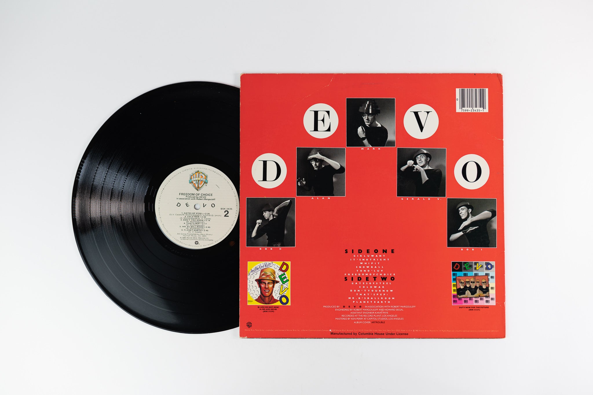 Devo - Freedom Of Choice on Warner Bros. Records