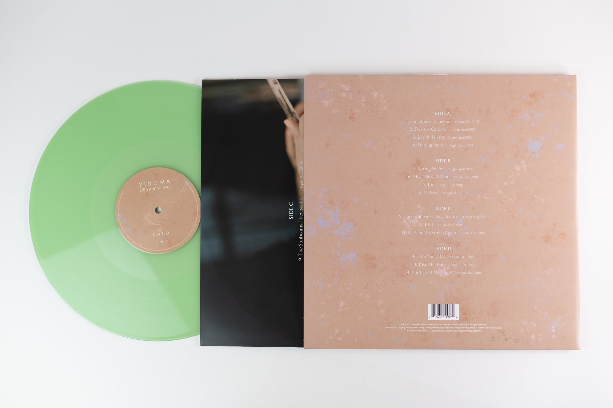 Yiruma - Solo on Mild Tailor Music - Green Vinyl