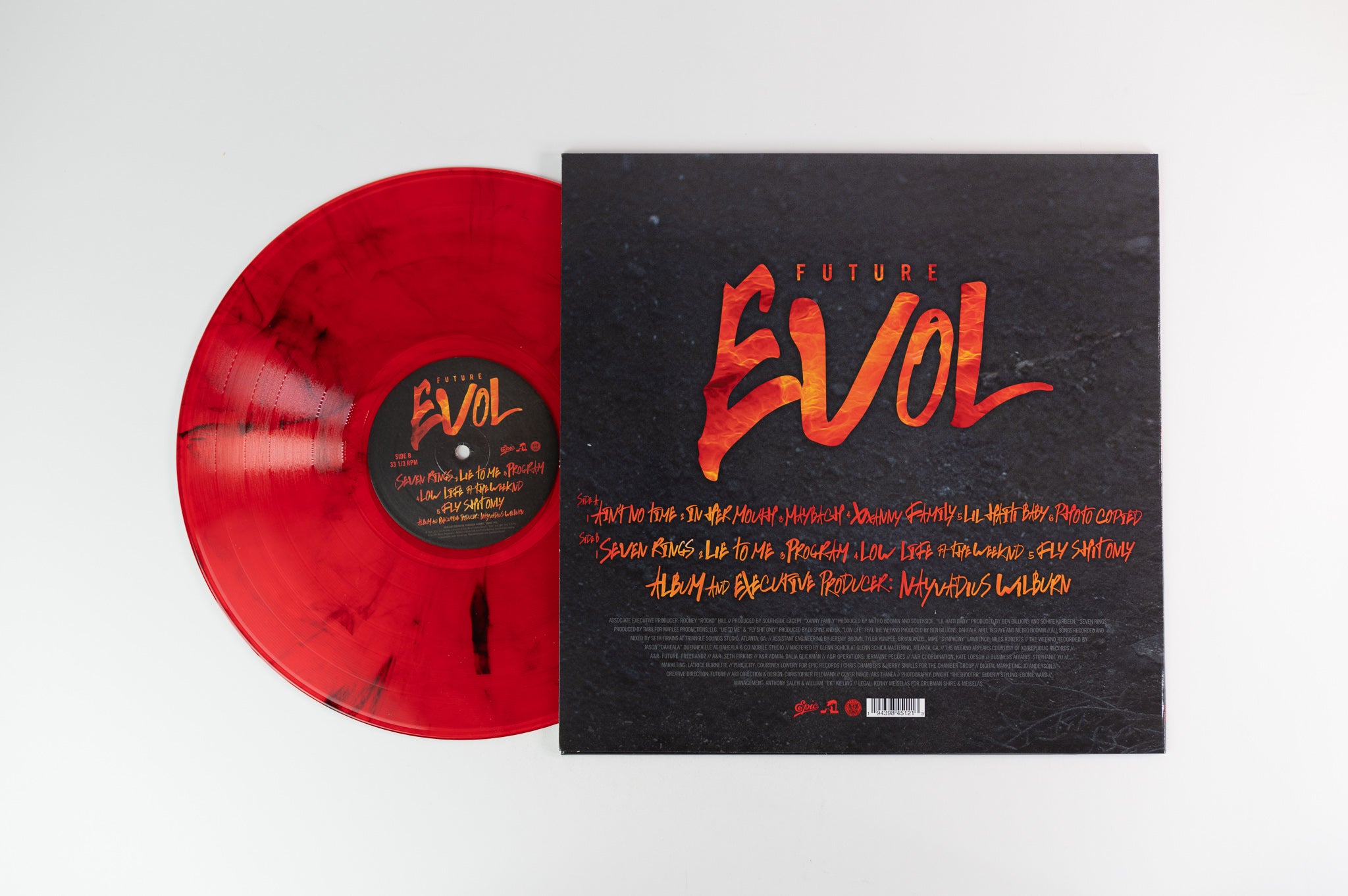Future - EVOL on Epic - Red & Black Smoke Vinyl