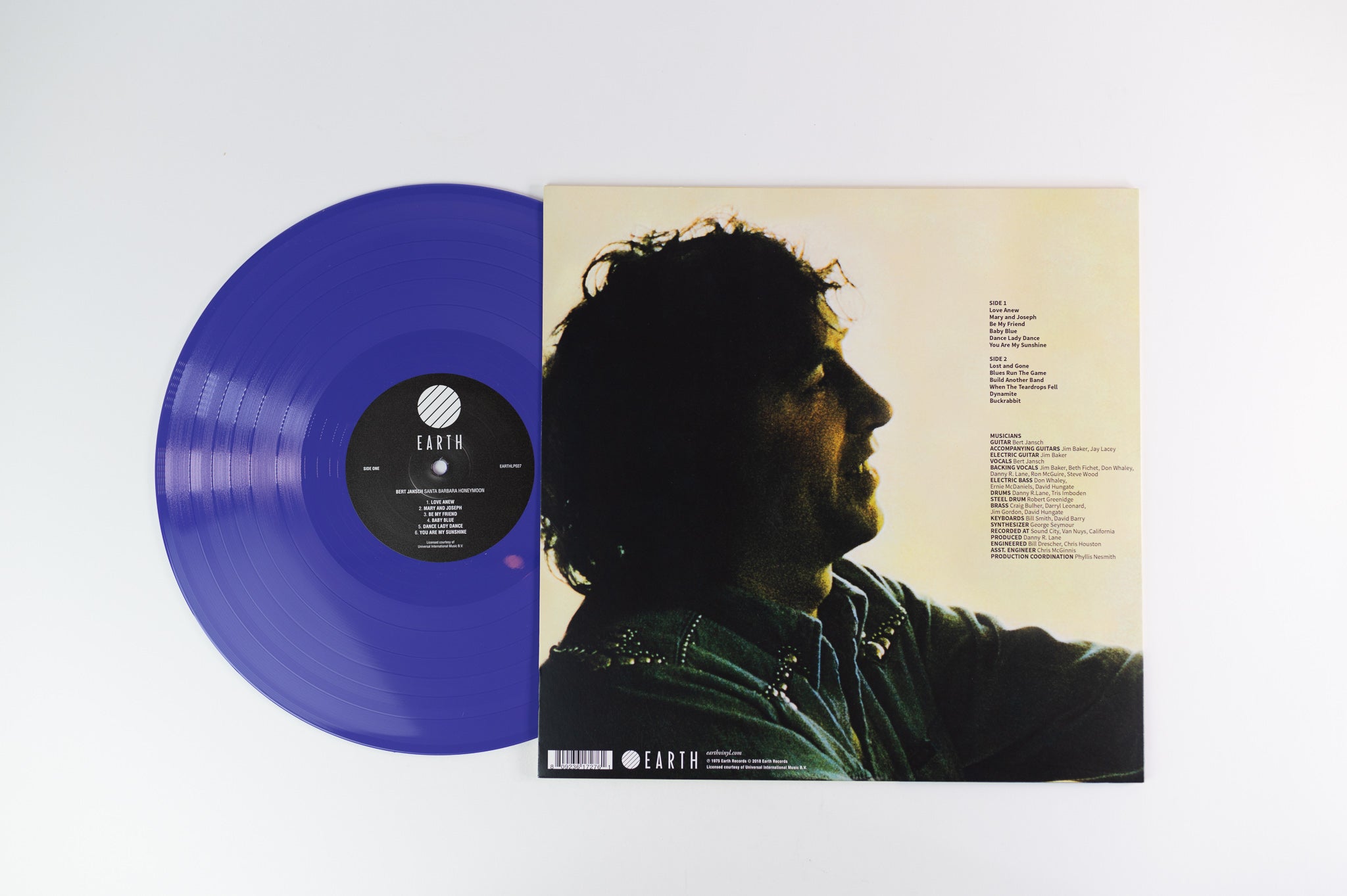 Bert Jansch - Santa Barbara Honeymoon on Earth - Purple Vinyl