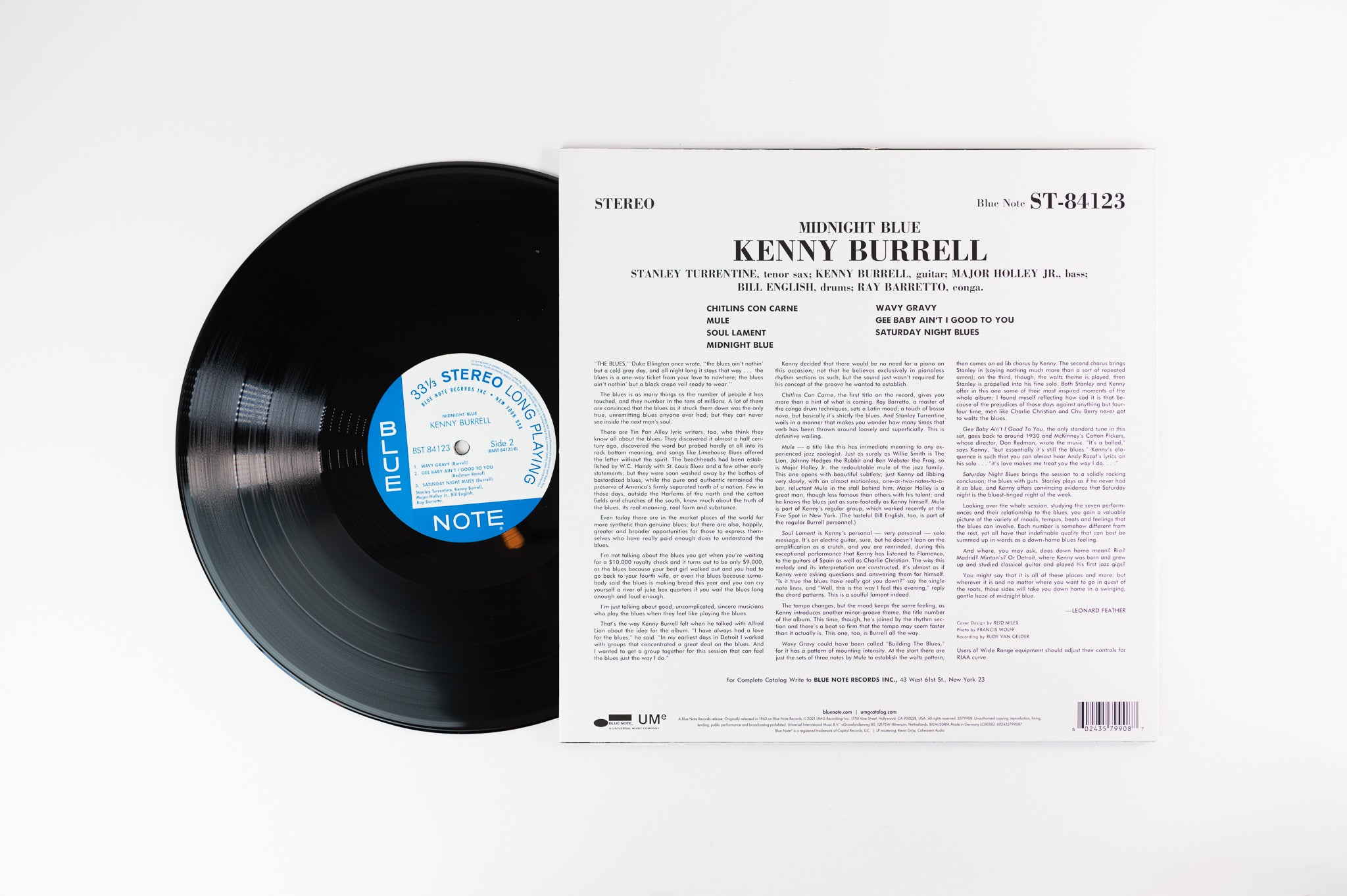 Kenny Burrell - Midnight Blue on Blue Note Classic Vinyl Series Reissue