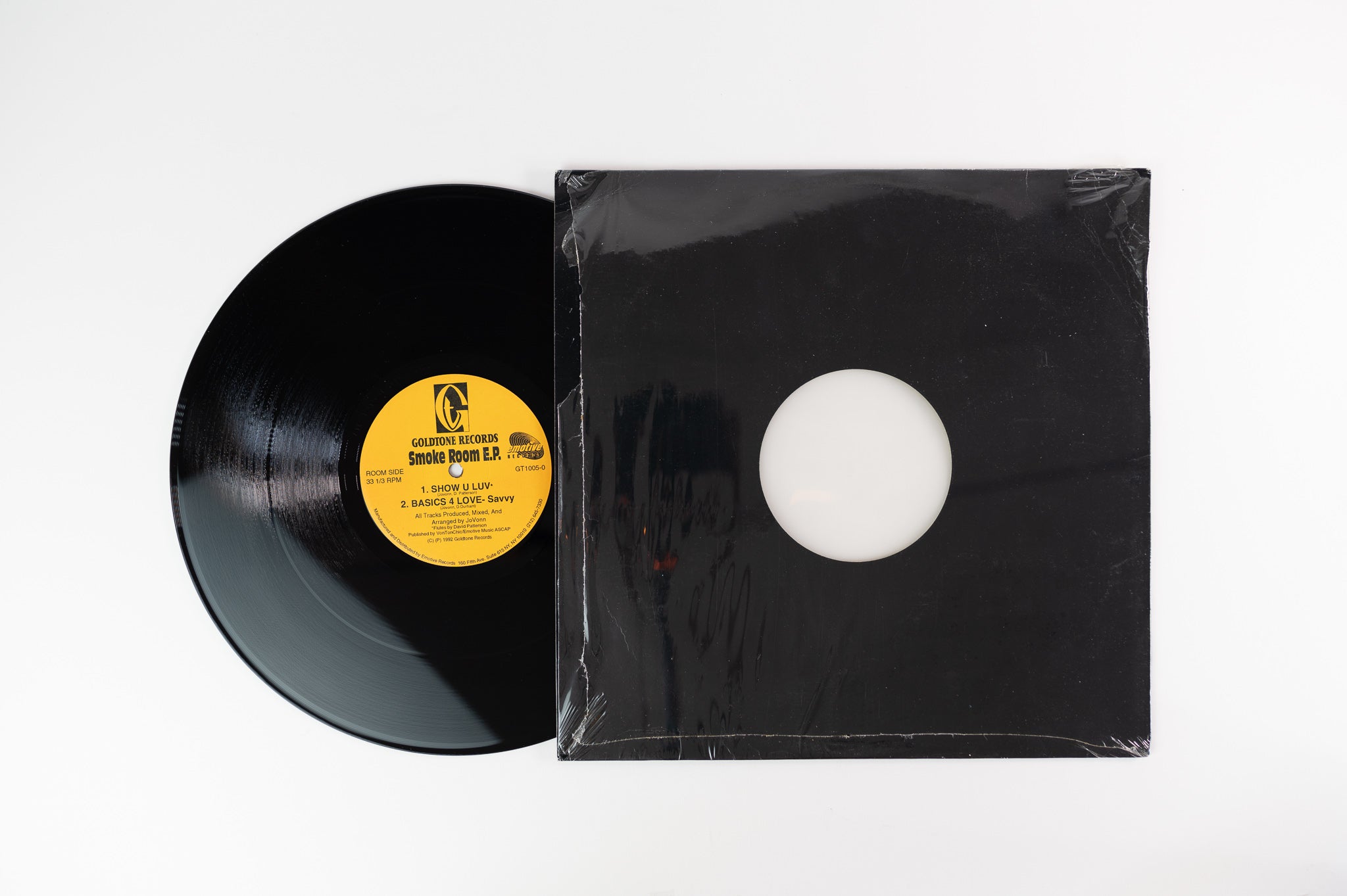 T.Lavora - Smoke Room E.P. on Goldtone 12"