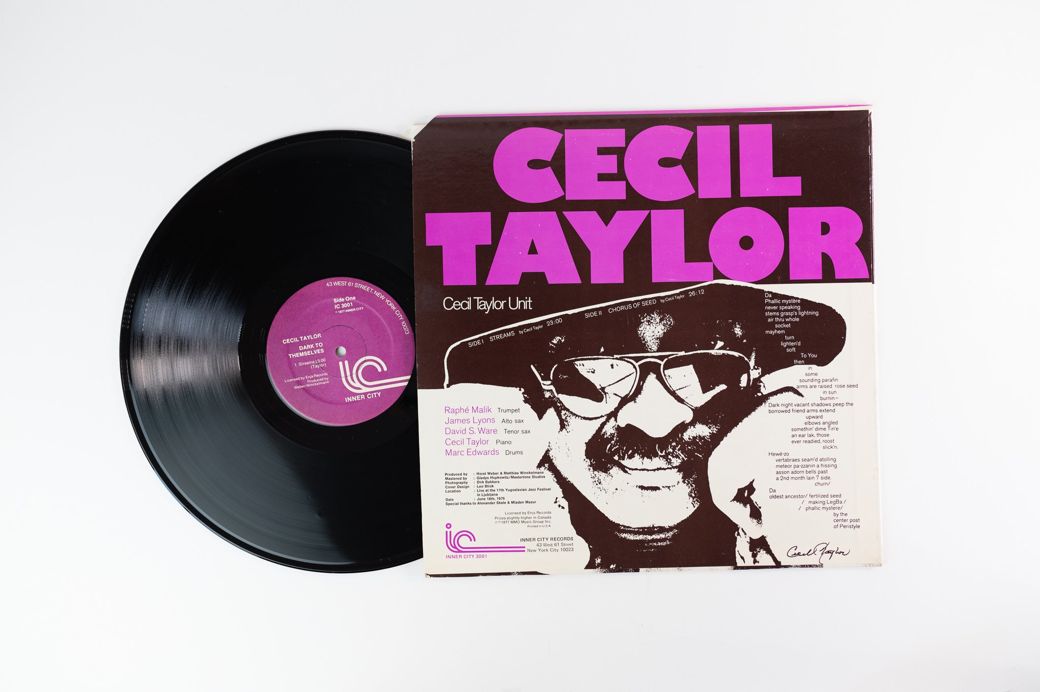 The Cecil Taylor Unit - Dark To Themselves on Inner City