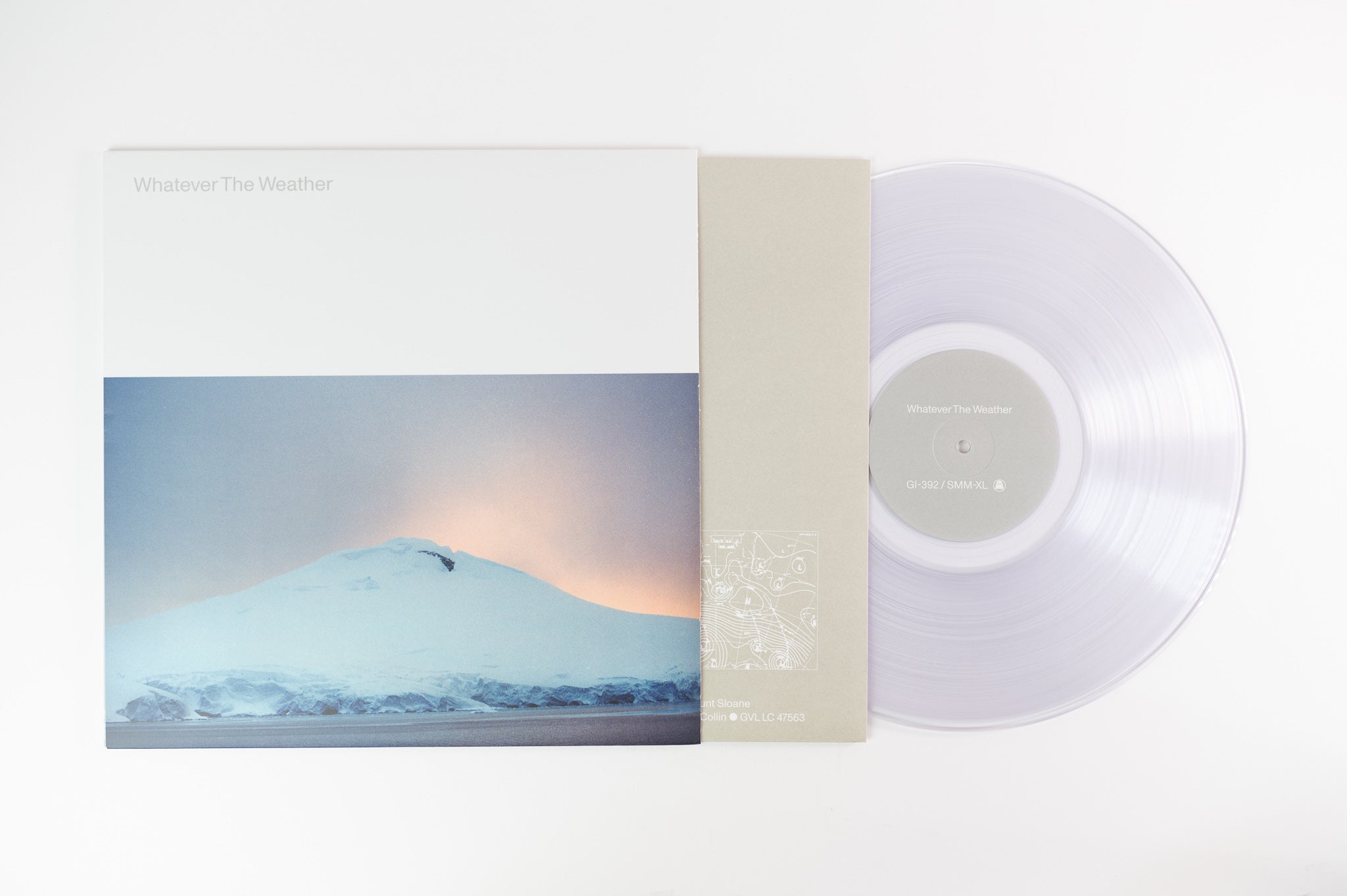 Whatever The Weather - Whatever The Weather on Ghostly International Glacier Clear Vinyl