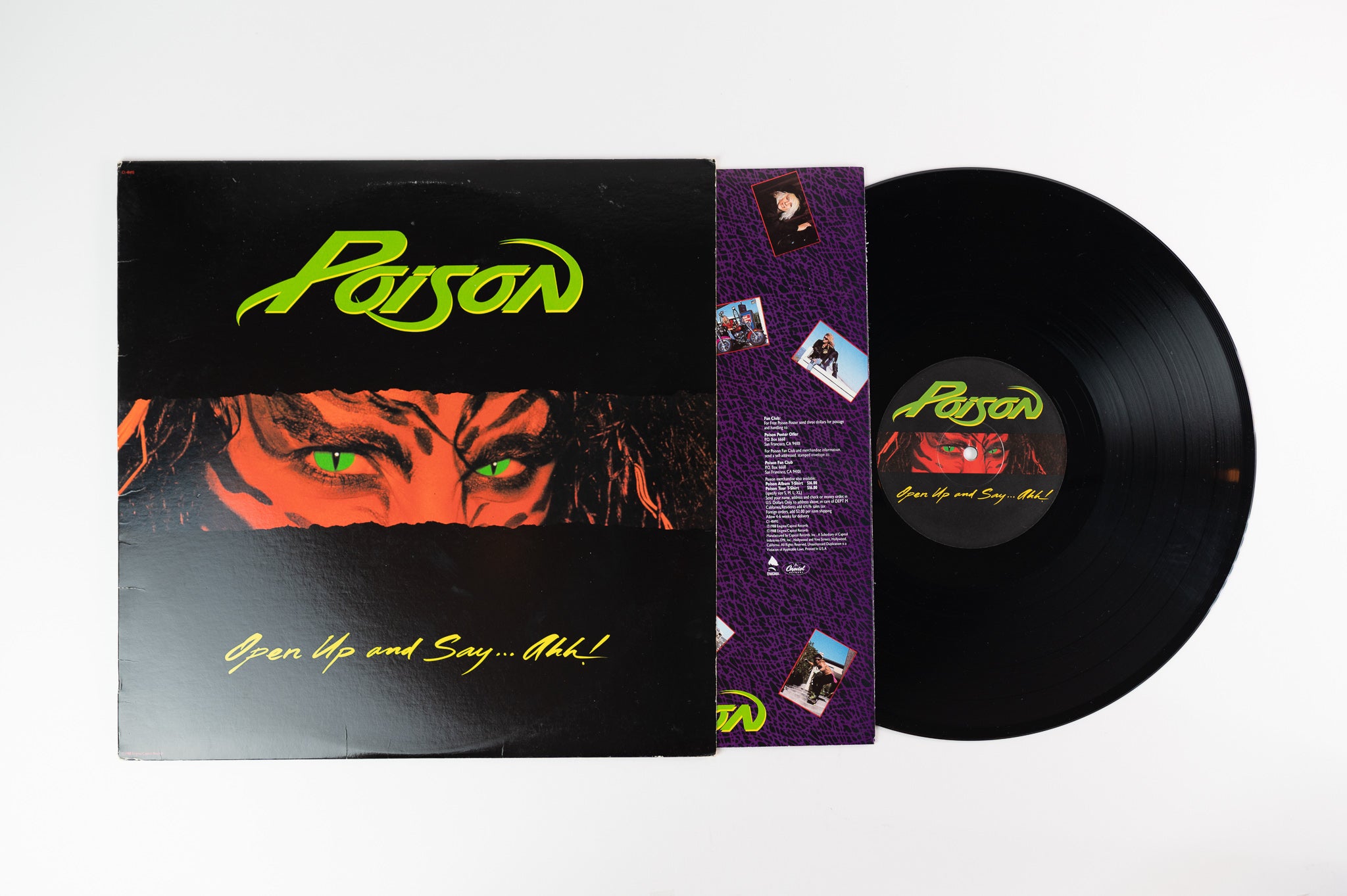 Poison - Open Up And Say ...Ahh! on Enigma Capitol