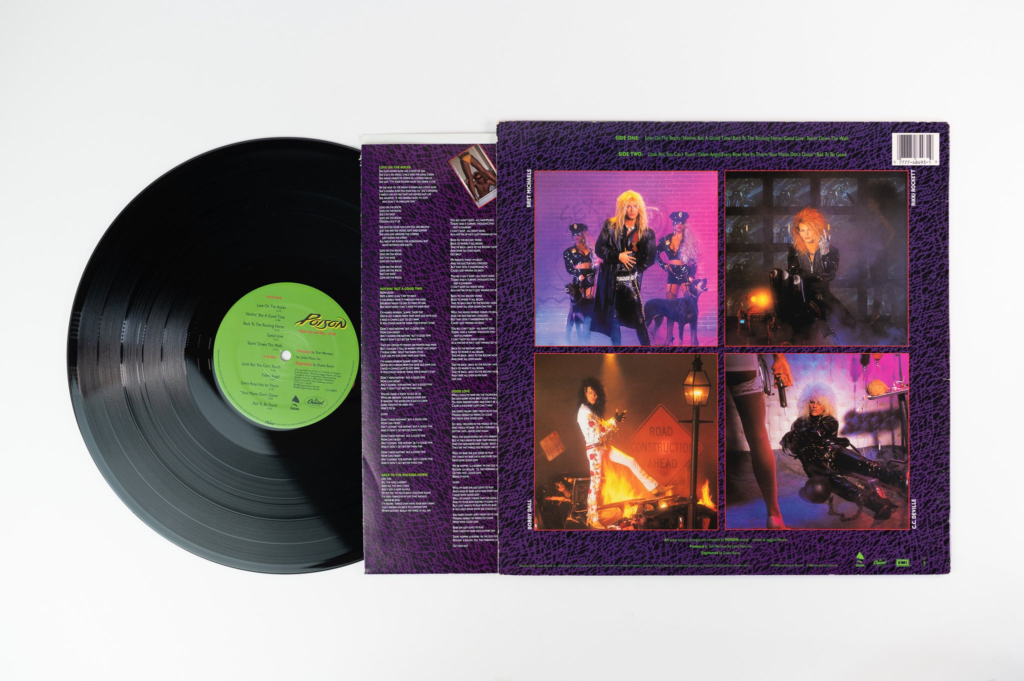 Poison - Open Up And Say ...Ahh! on Enigma Capitol