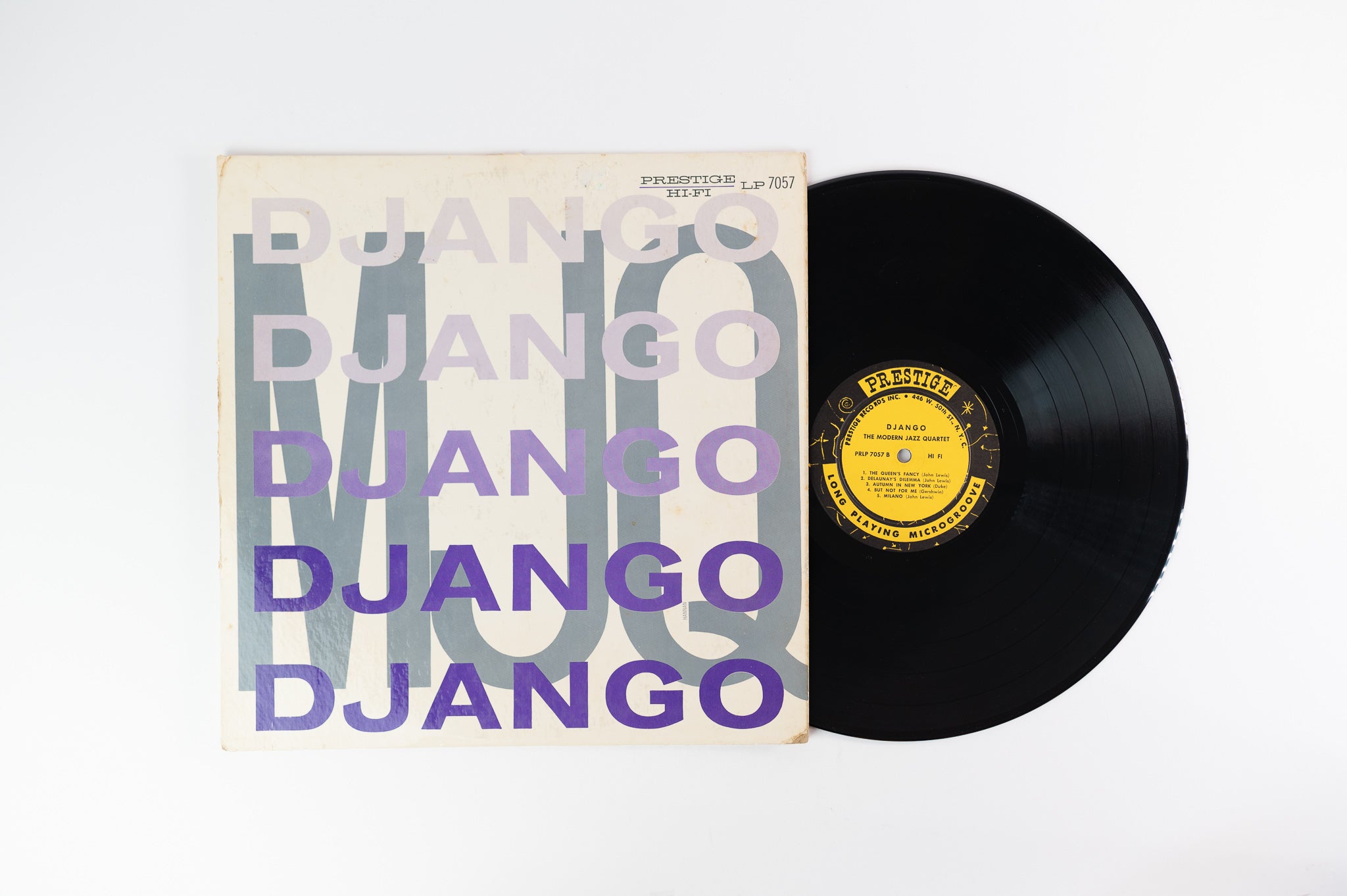The Modern Jazz Quartet - Django on Prestige W 50th Mono Deep Groove