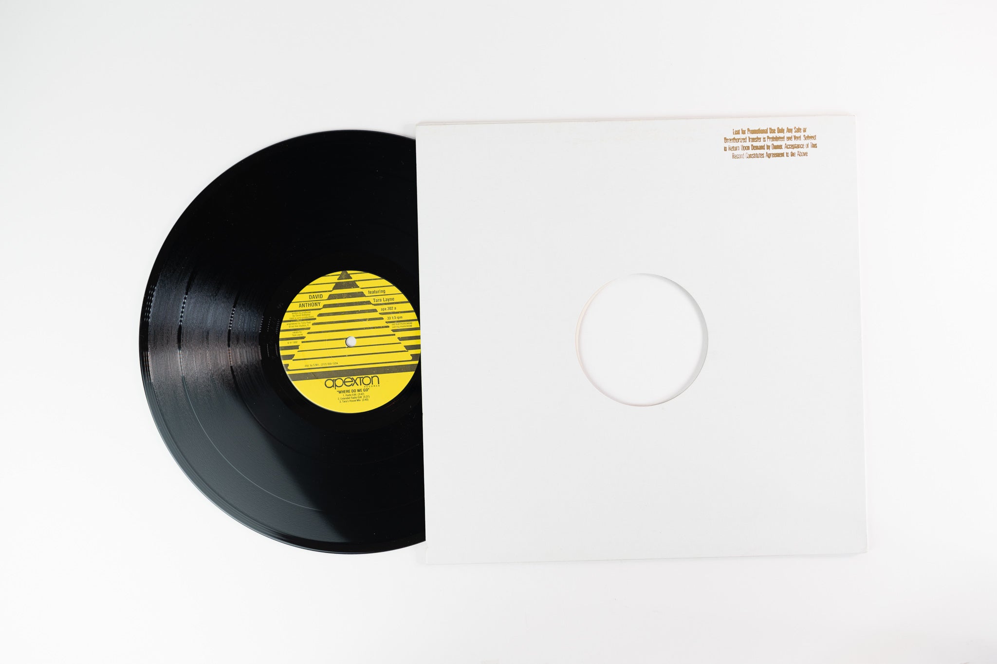 David Anthony - Where Do We Go on Apexton 12"