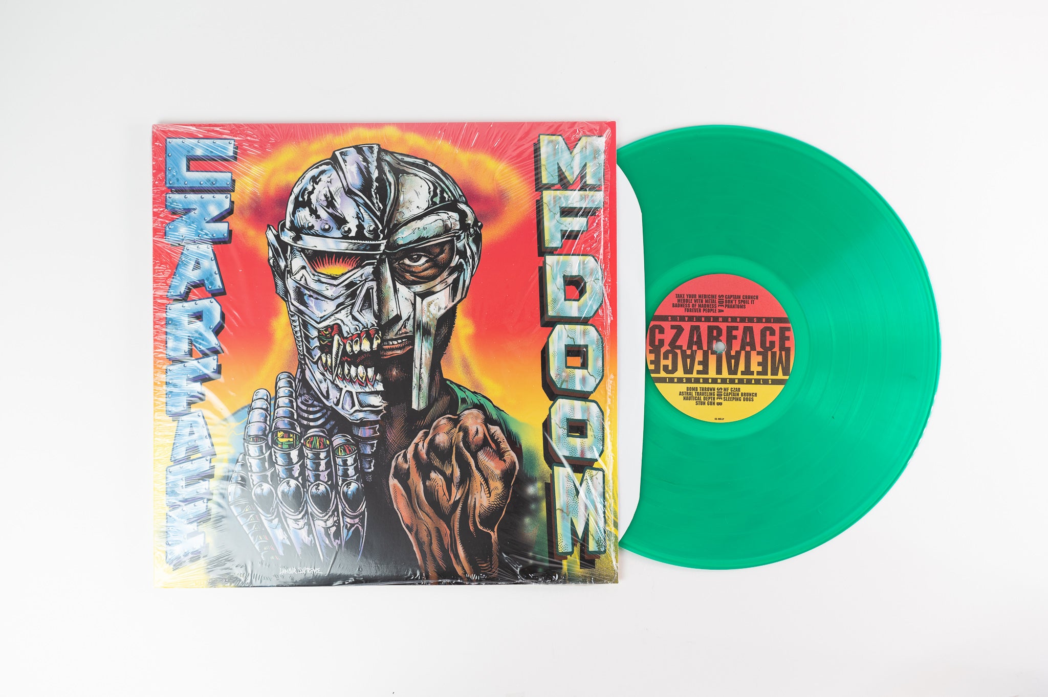 Czarface & MF Doom - Czarface Meets Metal Face on Silver Age Green & Blue Vinyl