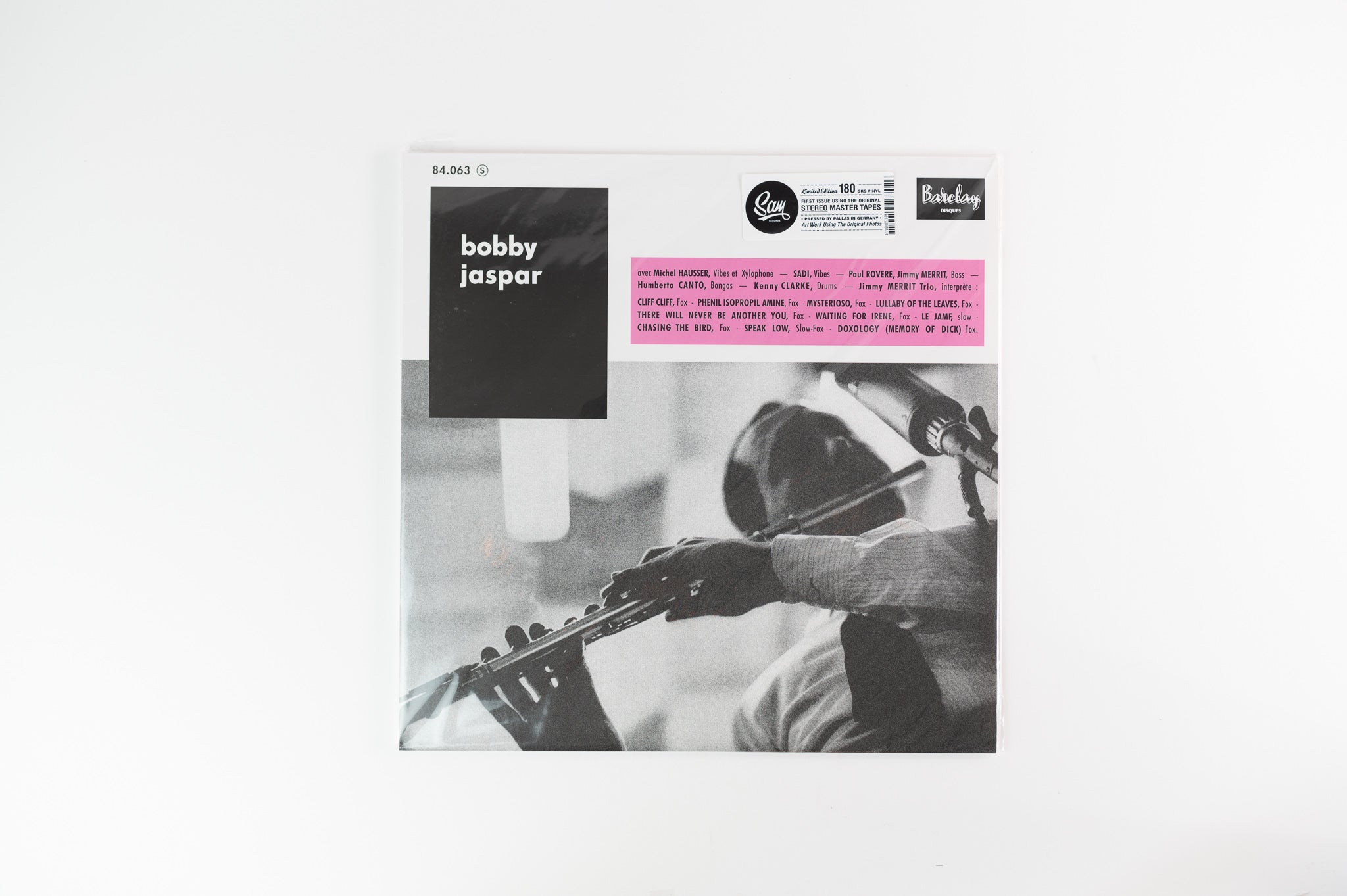 Bobby Jaspar - Bobby Jaspar on Sam Barclay Limited 180 Gram Reissue