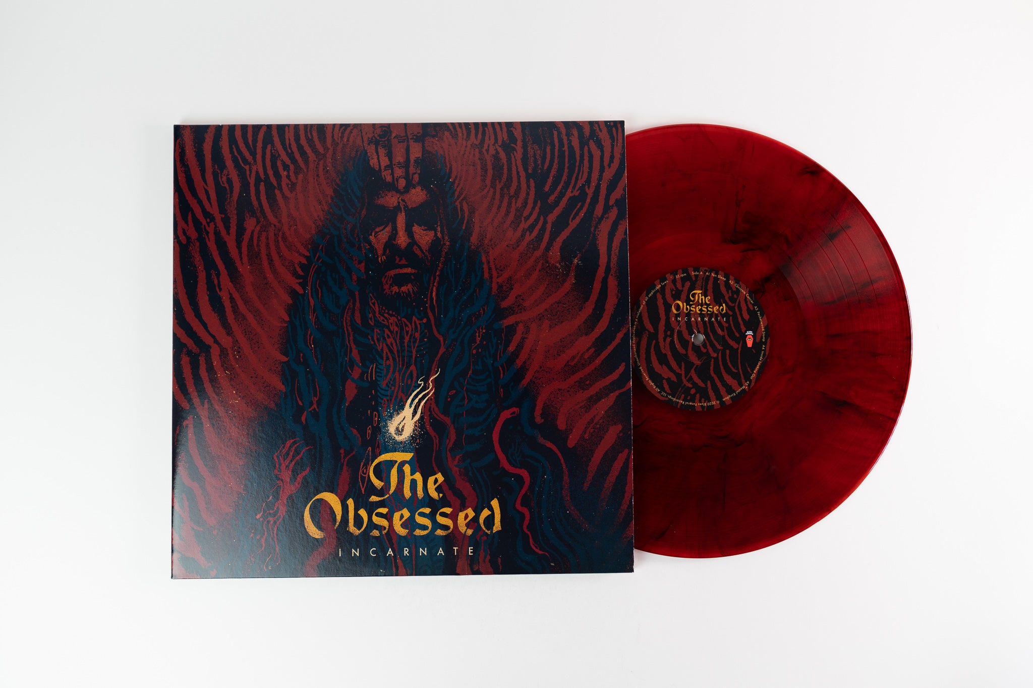 The Obsessed - Incarnate on Blues Funeral Recordings - Red & Black Marbled Vinyl