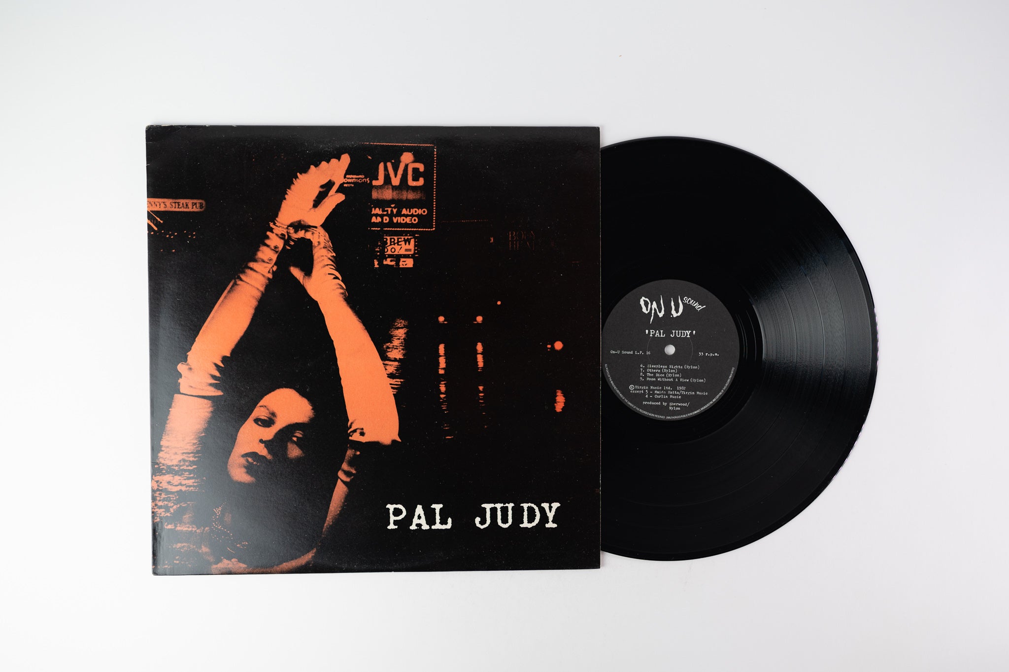 Judy Nylon and Crucial - Pal Judy on On-U Sound UK pressing