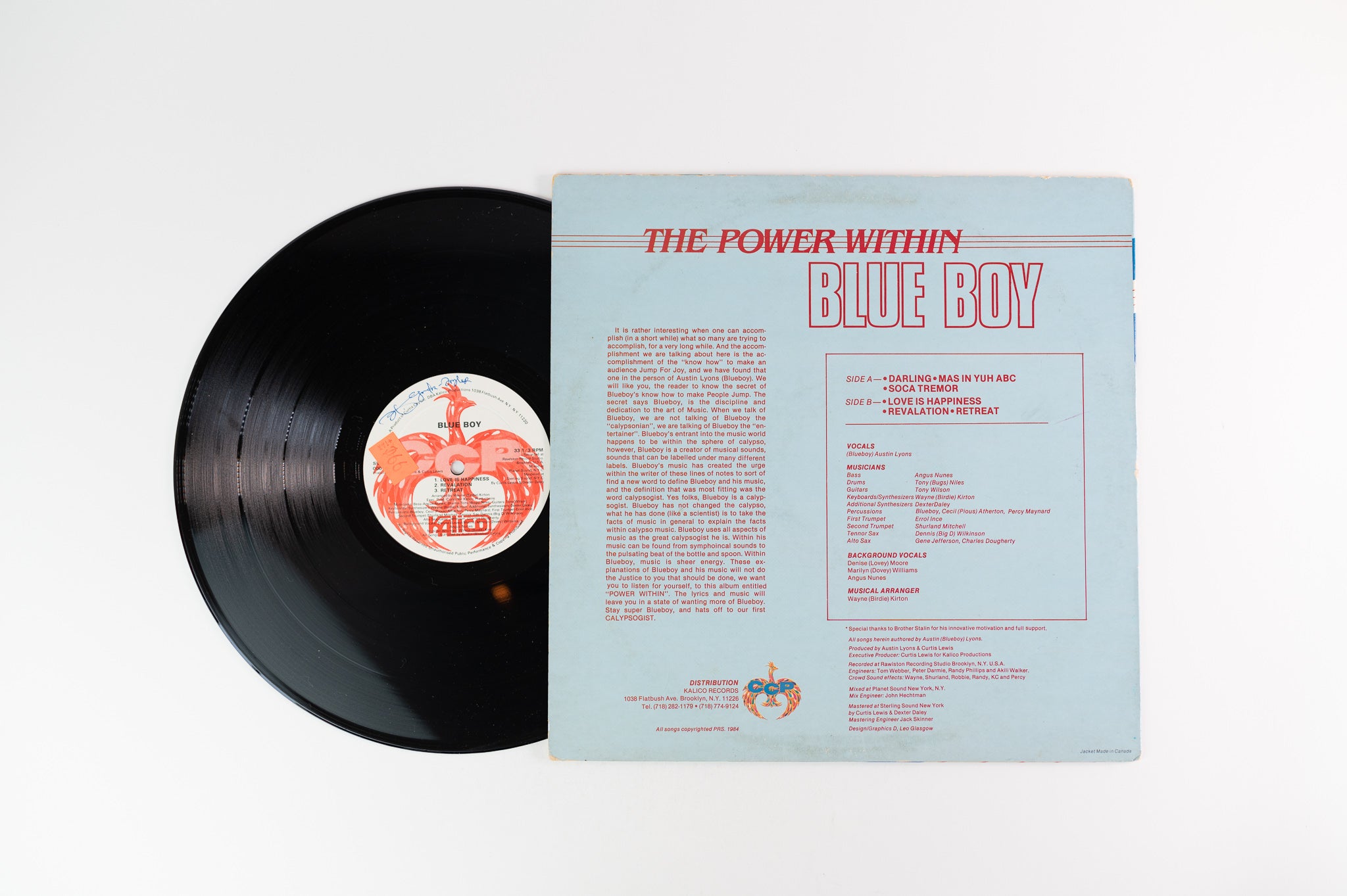 Blue Boy - The Power Within on Kalico Records