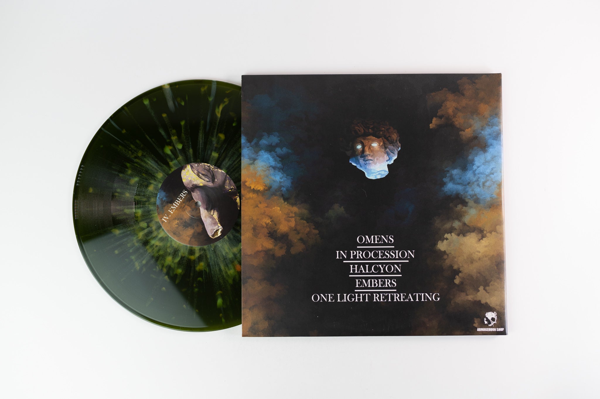 Elder - Omens on Armageddon Shop - Green w/ Gold and Green Splatter