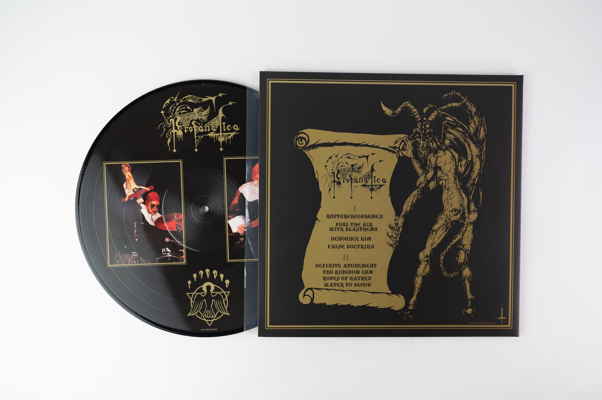Profanatica - Thy Kingdom Cum on Hells Headbangers Limited Picture Disc