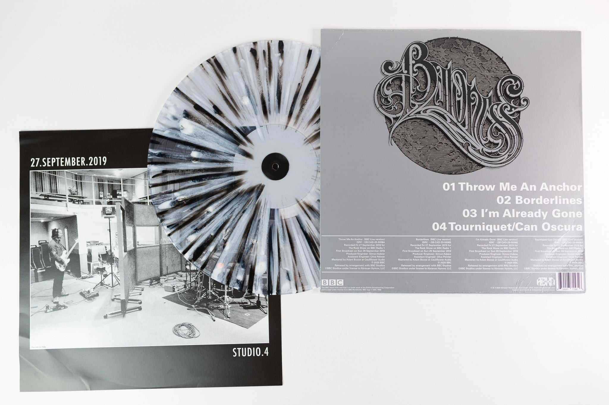 Baroness Live At Maida Vale BBC - Vol II on Abraxan Hymns - Clear w/ Black Splatter Vinyl