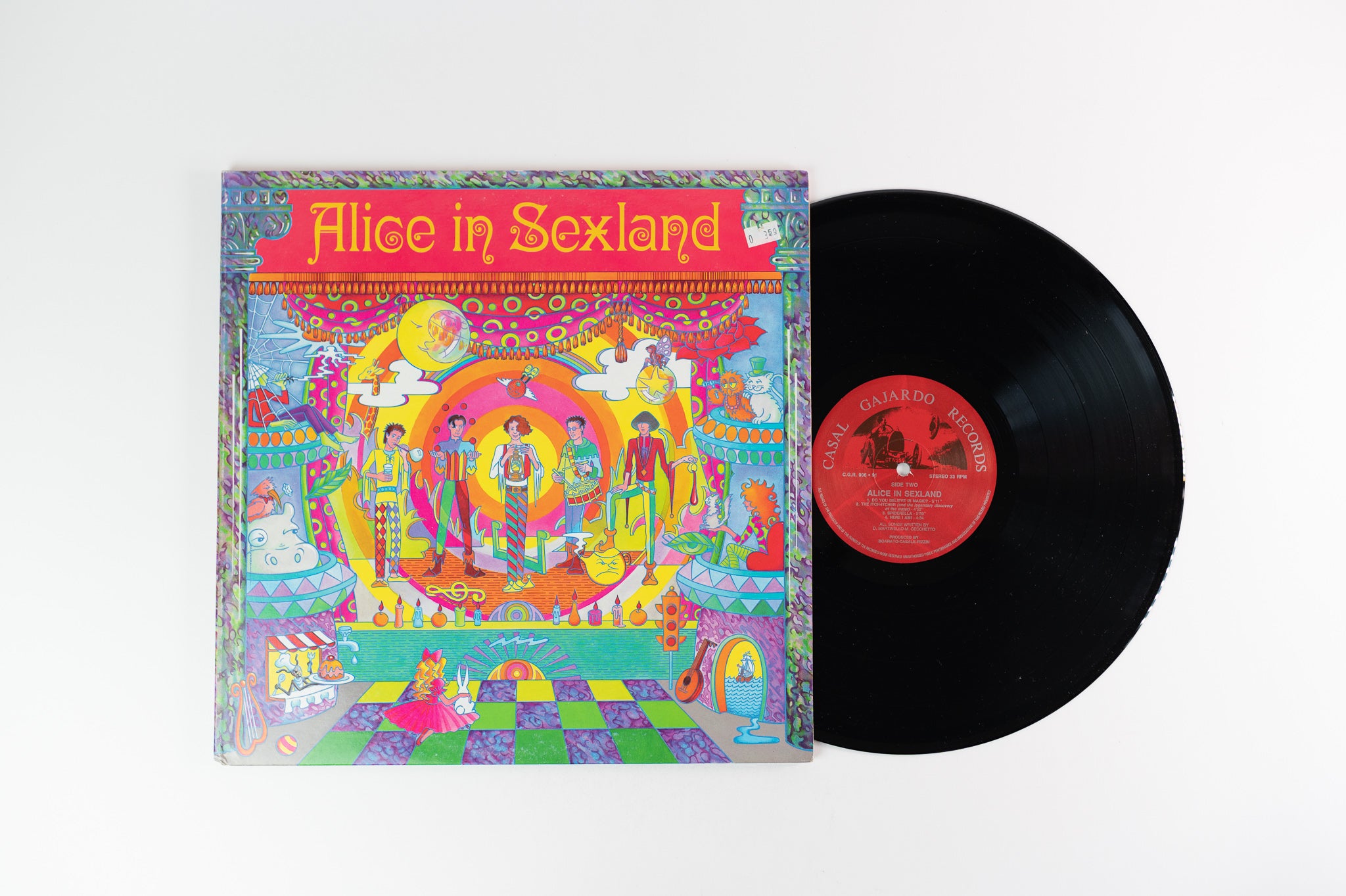 Alice In Sexland - Alice In Sexland on Casal Gajardo Records - Italian Pressiny