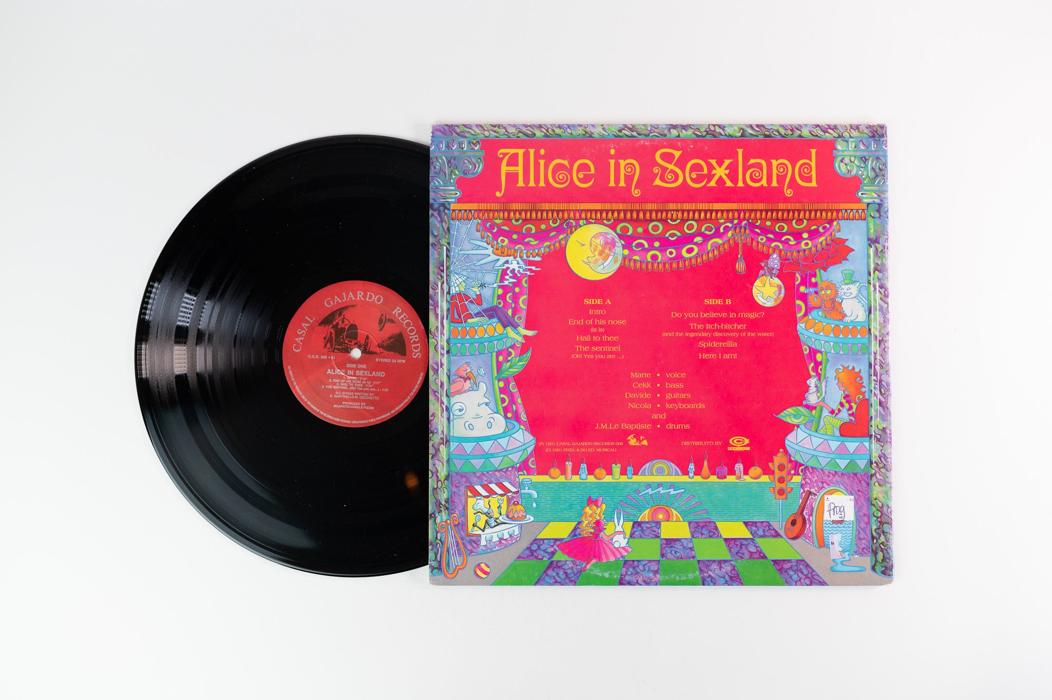Alice In Sexland - Alice In Sexland on Casal Gajardo Records - Italian Pressiny