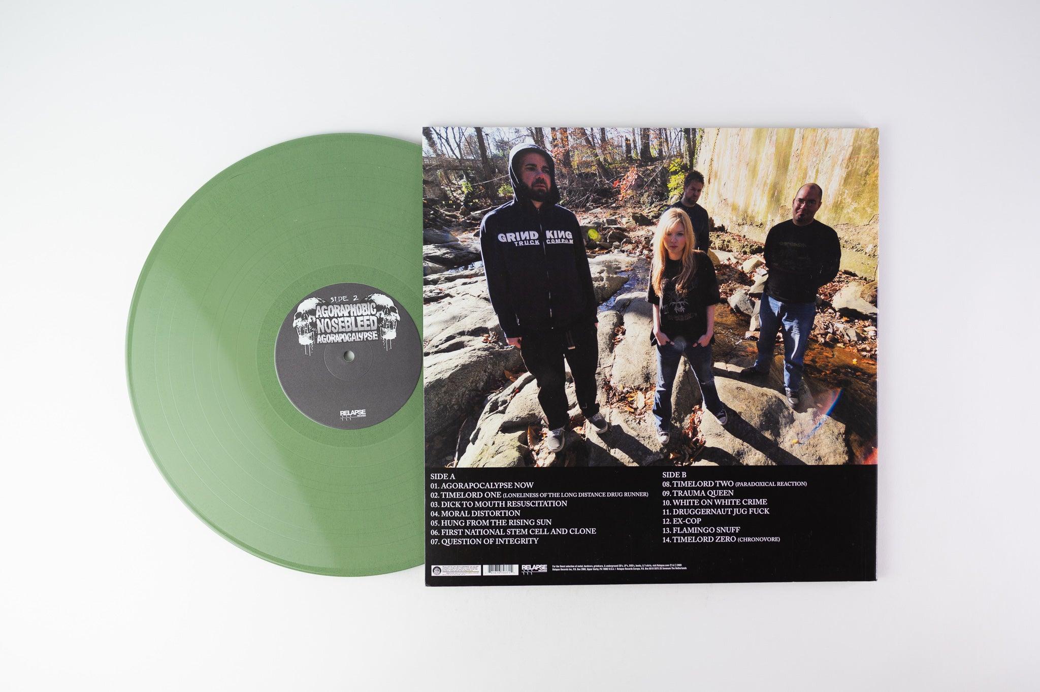 Agoraphobic Nosebleed - Agorapocalypse on Relapse Limited Green Vinyl