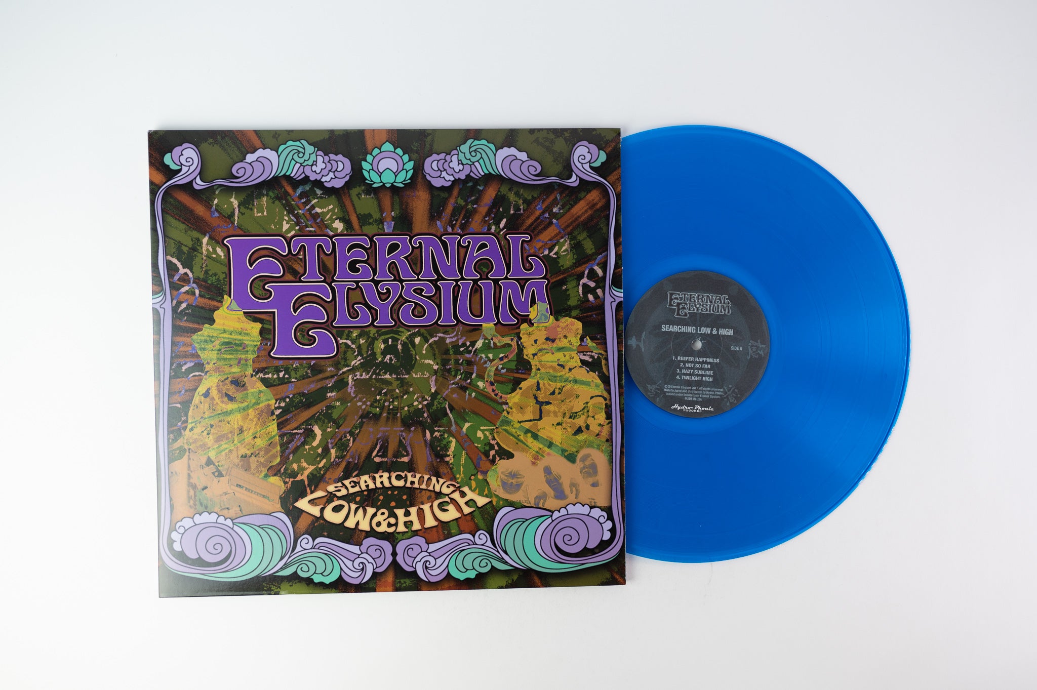 Eternal Elysium - Searching Low & High on Hyrdo-Phonic Limited Blue and Violet With Bonus 10"