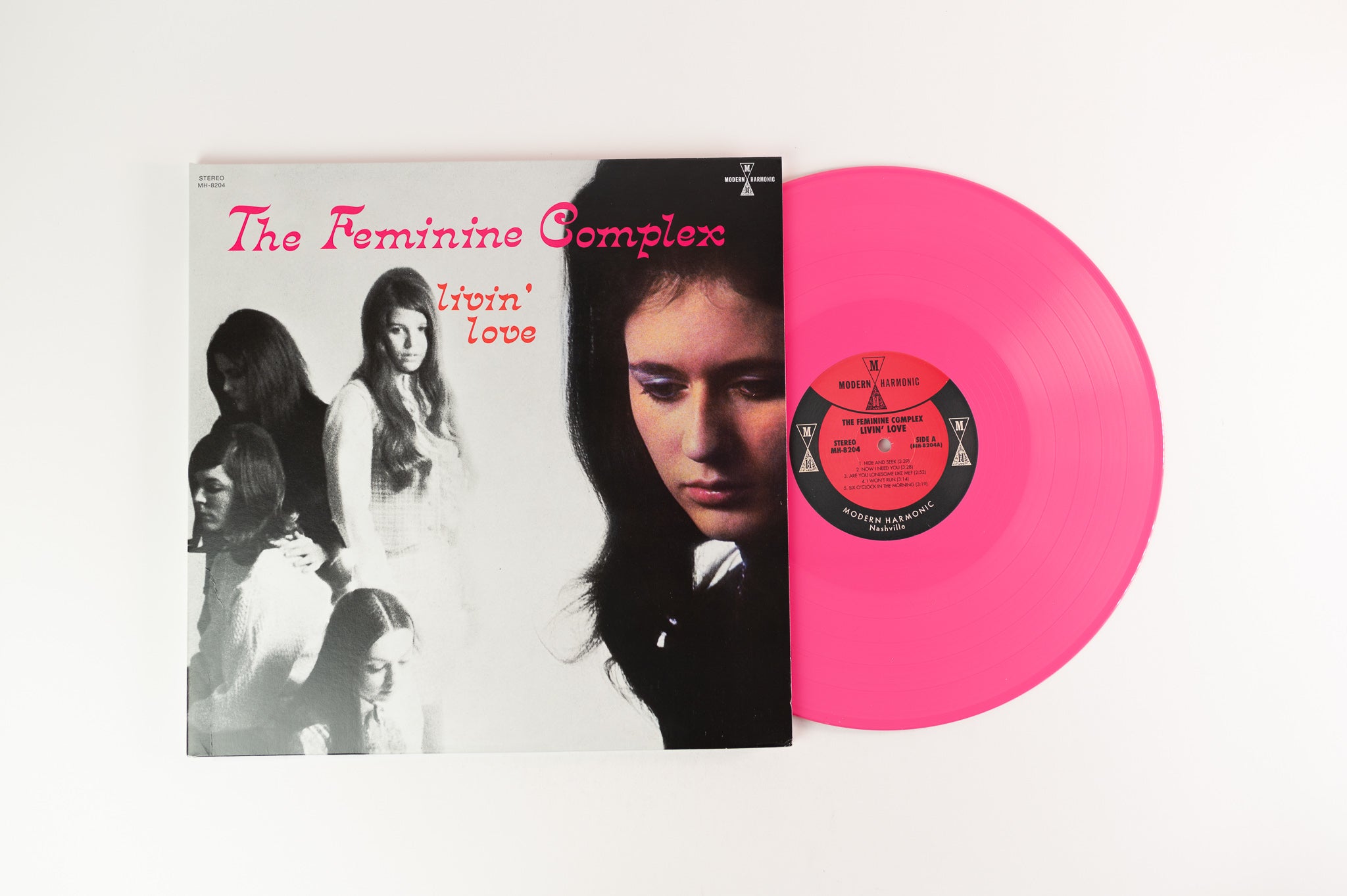 The Feminine Complex - Livin Love on Modern Harmonic - Pink Vinyl