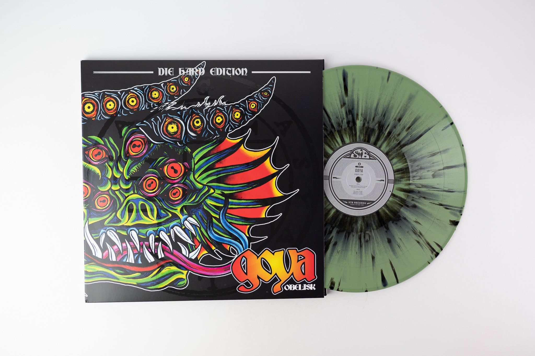 Goya - Obelisk on STB Limited Red With Black Splatter and Green With Black Splatter Numbered