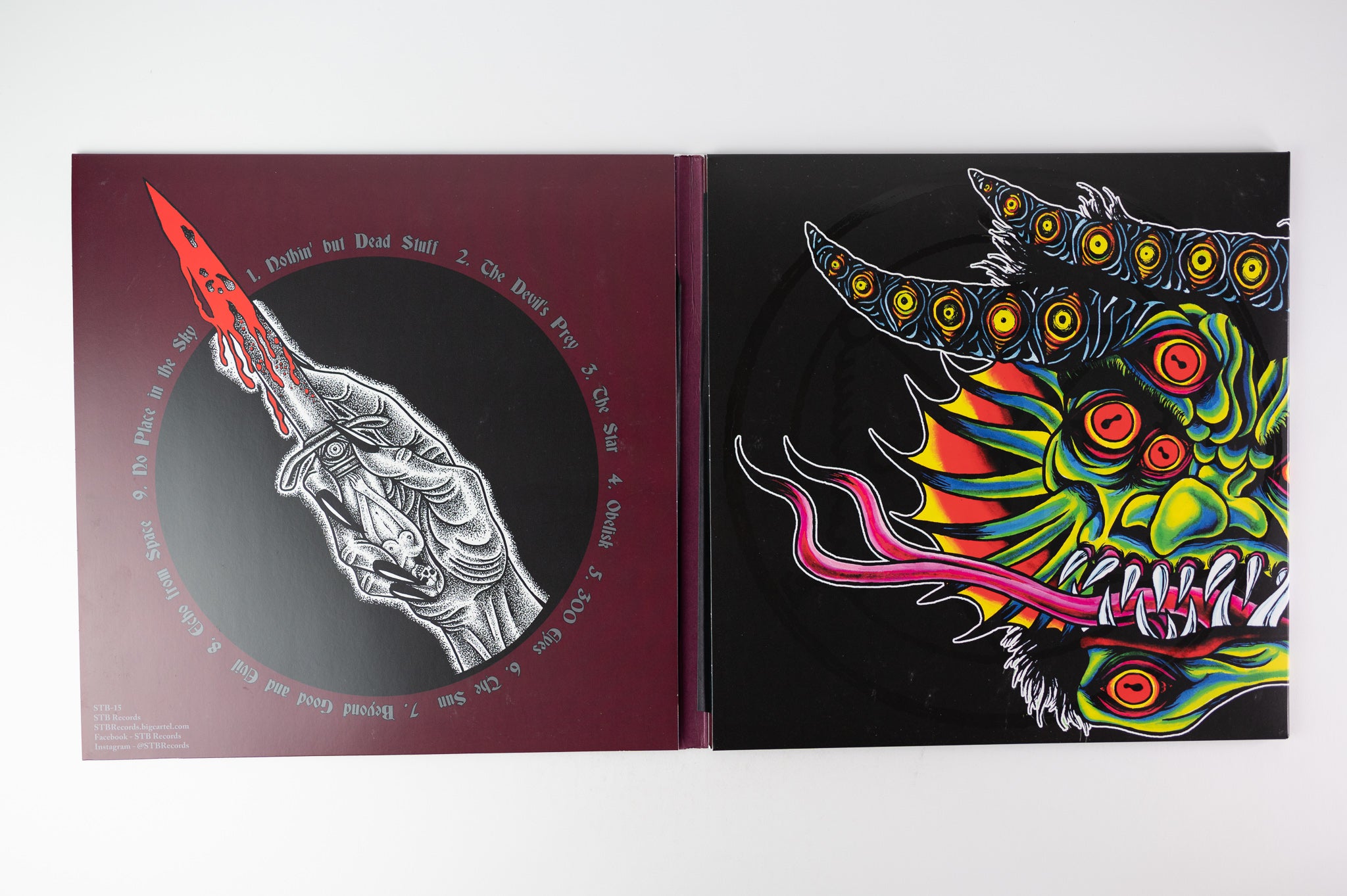 Goya - Obelisk on STB Limited Red With Black Splatter and Green With Black Splatter Numbered