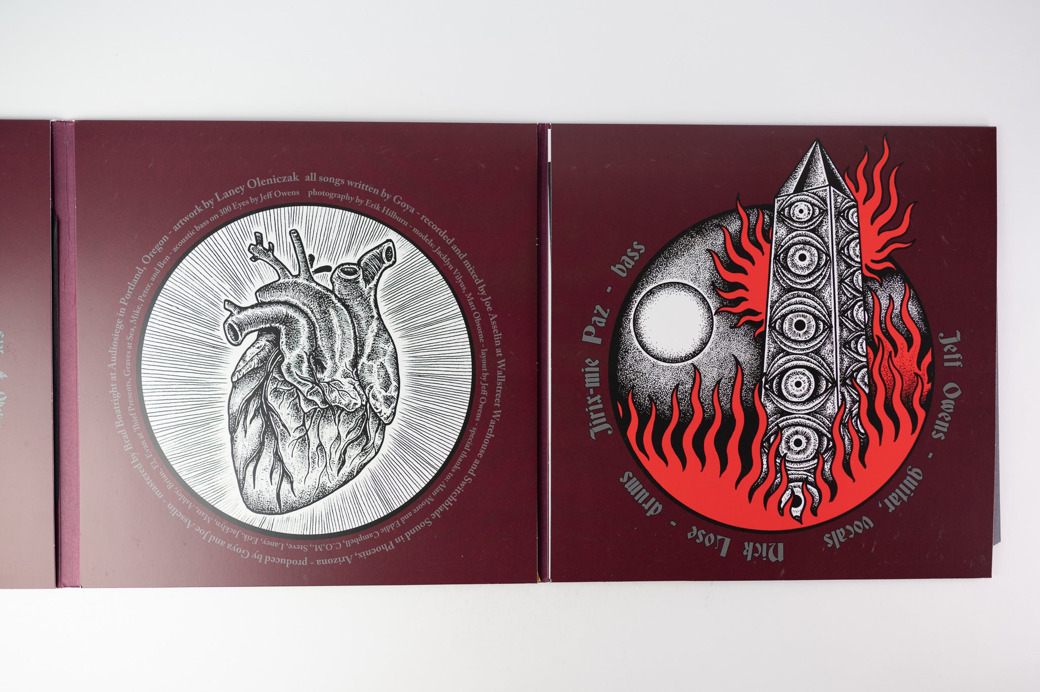 Goya - Obelisk on STB Limited Red With Black Splatter and Green With Black Splatter Numbered