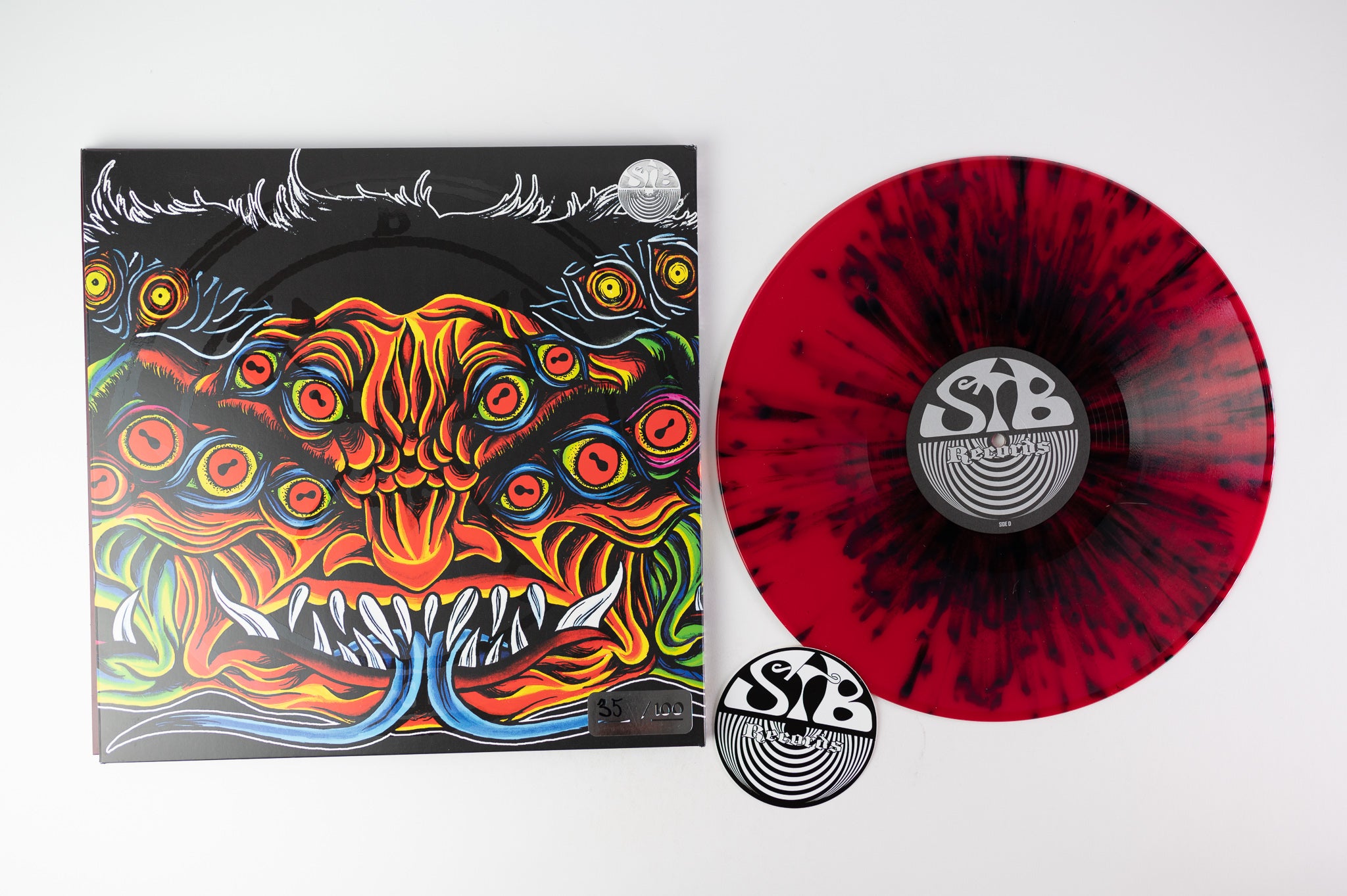 Goya - Obelisk on STB Limited Red With Black Splatter and Green With Black Splatter Numbered