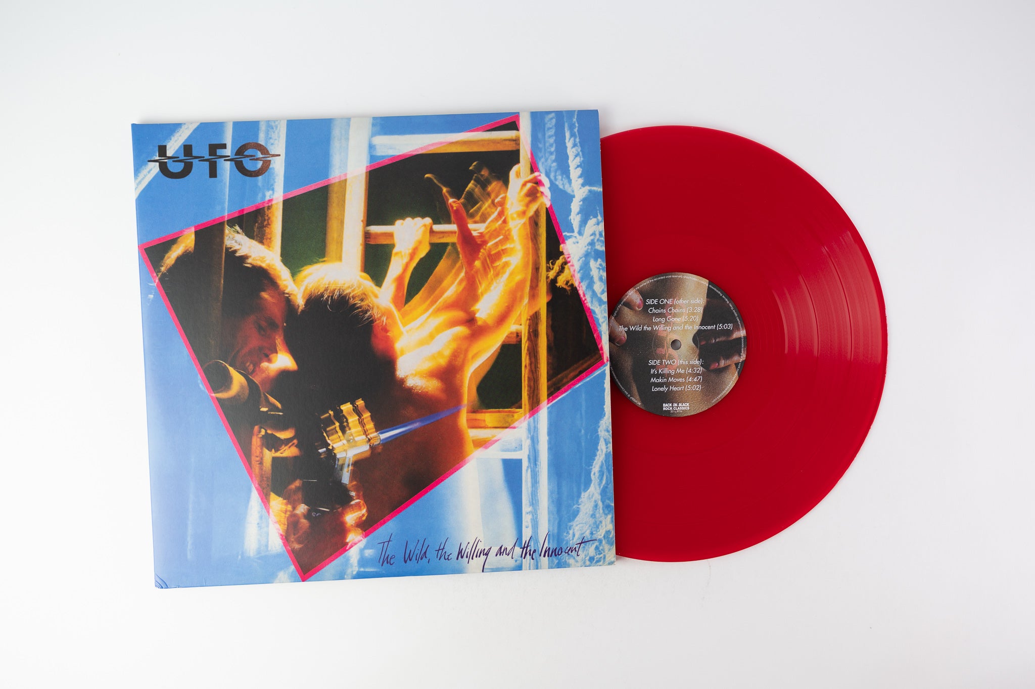 UFO - The Wild, The Willing And The Innocent on Back on Black Red Vinyl UK Limited Reissue