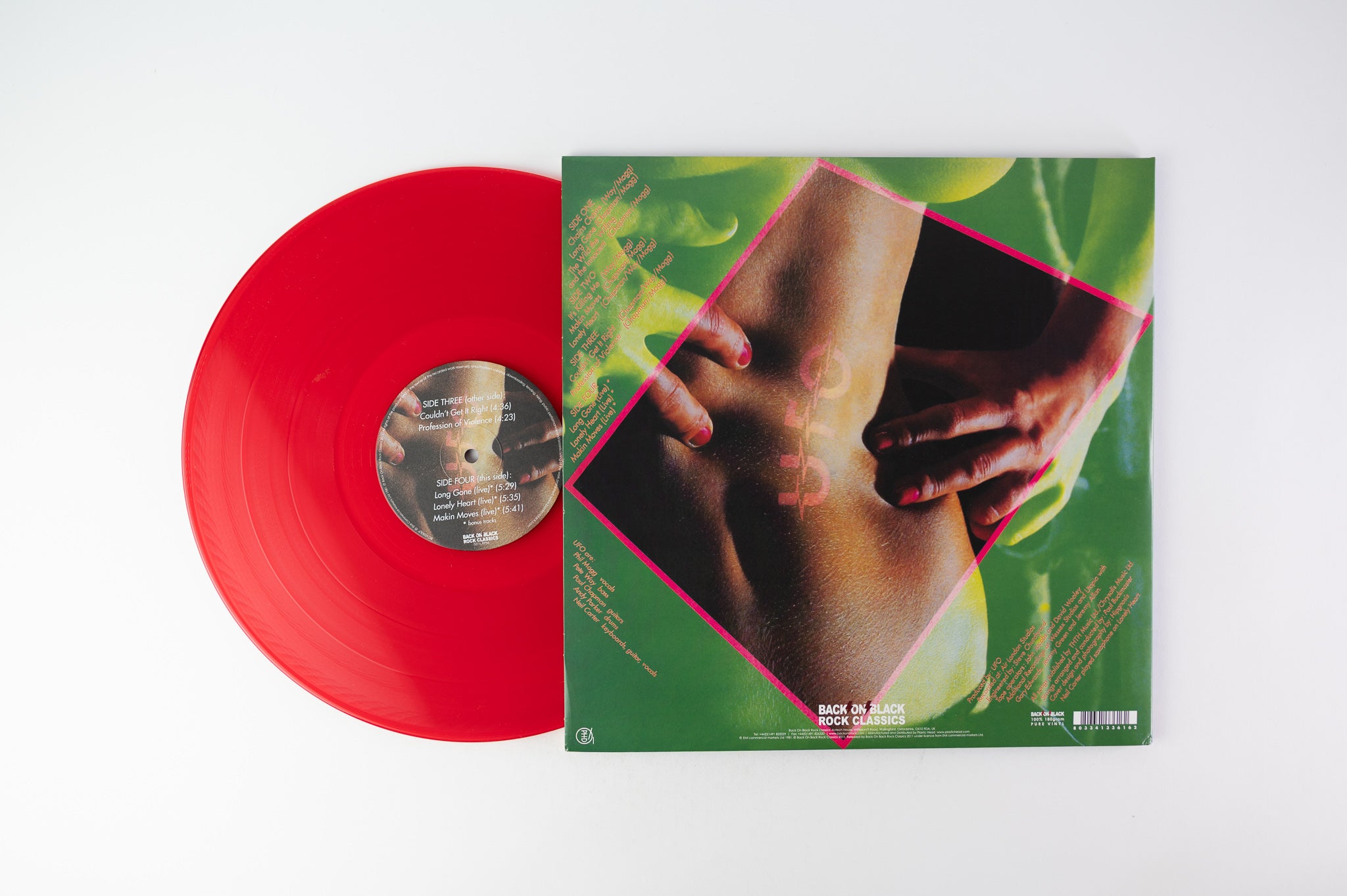 UFO - The Wild, The Willing And The Innocent on Back on Black Red Vinyl UK Limited Reissue