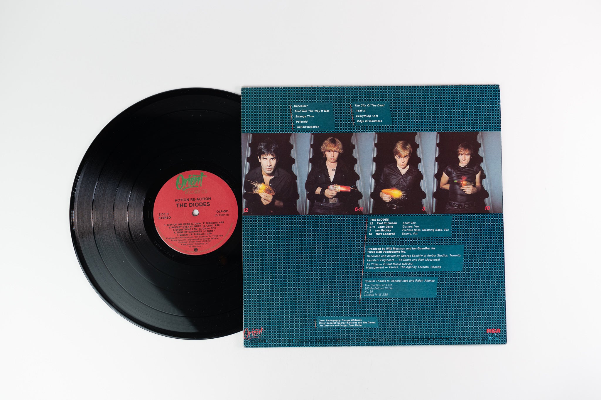 The Diodes - Action Re-Action on Orient Records Ltd.