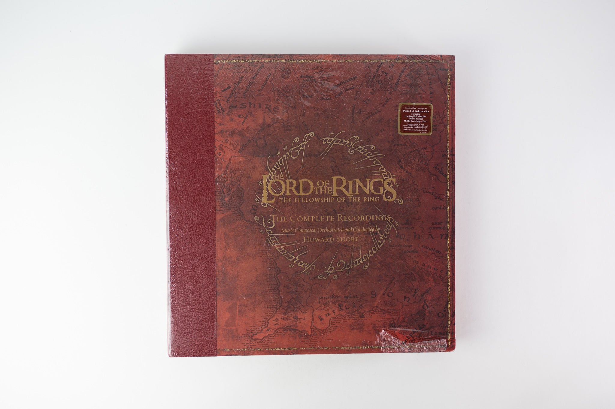 Howard Shore - The Lord Of The Rings: The Fellowship Of The Ring - The Complete Recordings on Reprise Watertower Red Vinyl Sealed