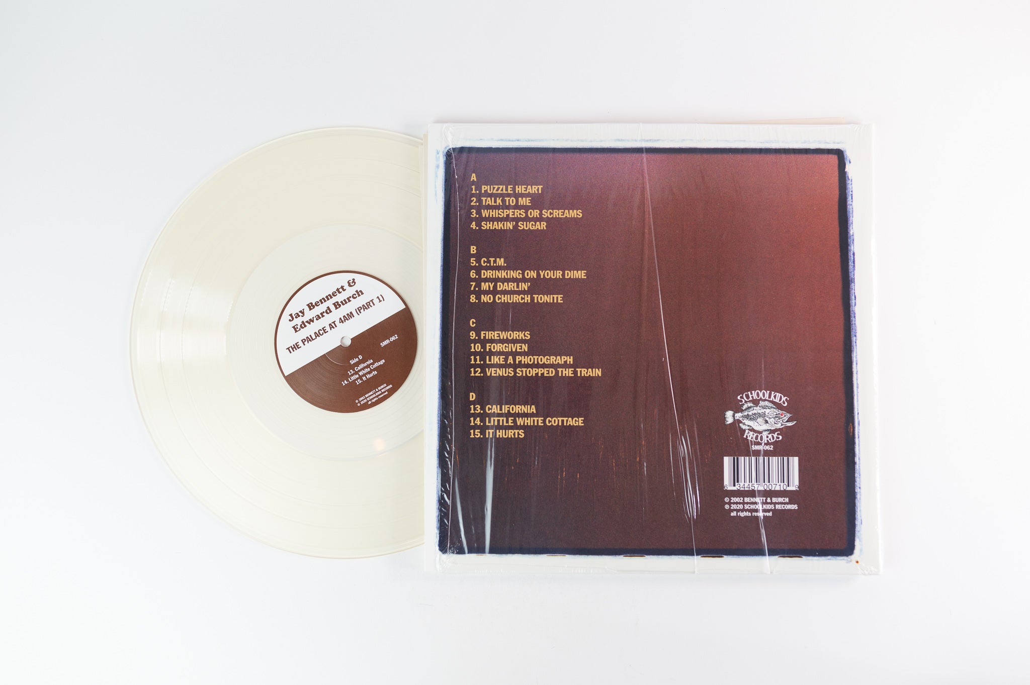 Jay Bennett - The Palace At 4AM (Part 1) on Schoolkids Records - Clear Vinyl