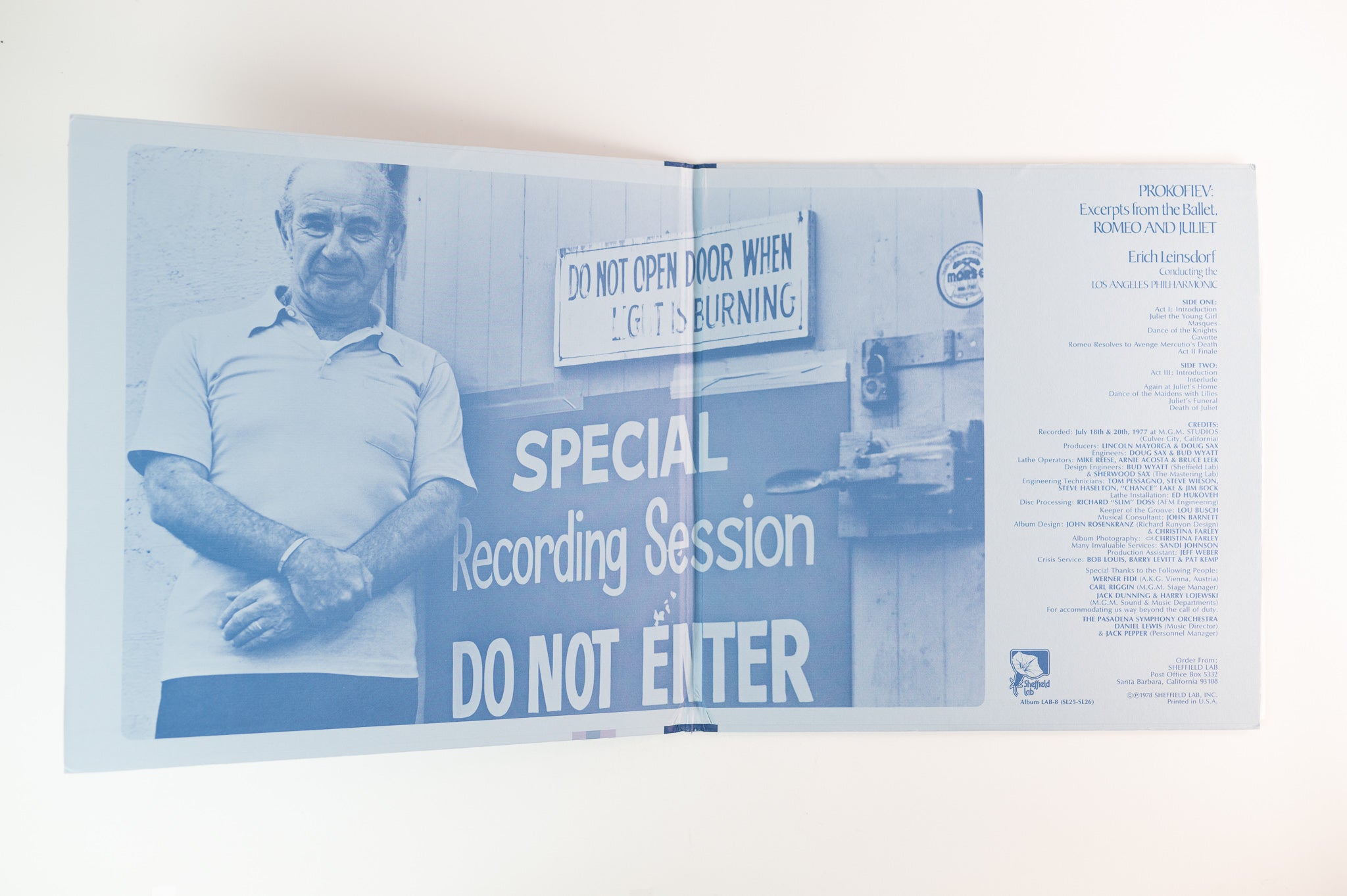 Sergei Prokofiev - Romeo And Juliet: Ballet Excerpts on Sheffield Lab - Direct-to-disc