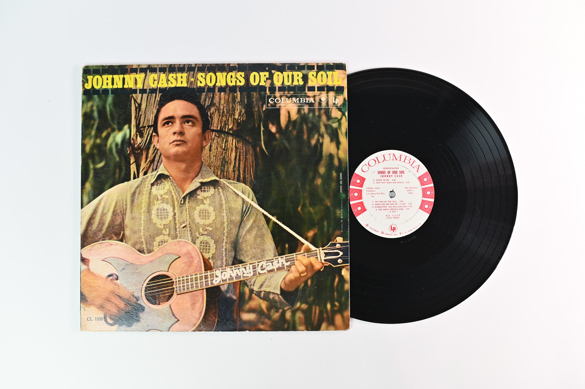 Johnny Cash - Songs Of Our Soil on Columbia Mono 6 Eye Promo