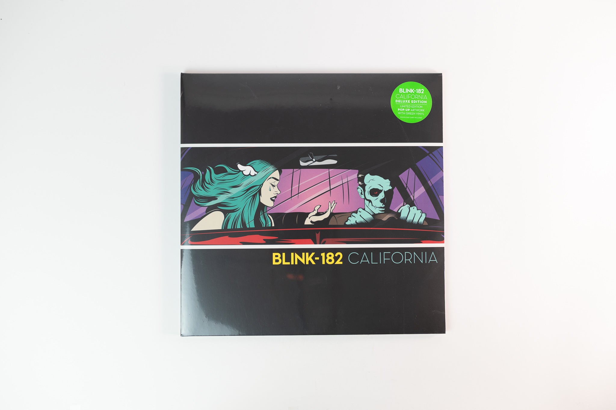 Blink-182 - California on BMG - Deluxe Edition Green Vinyl w/ slipmat