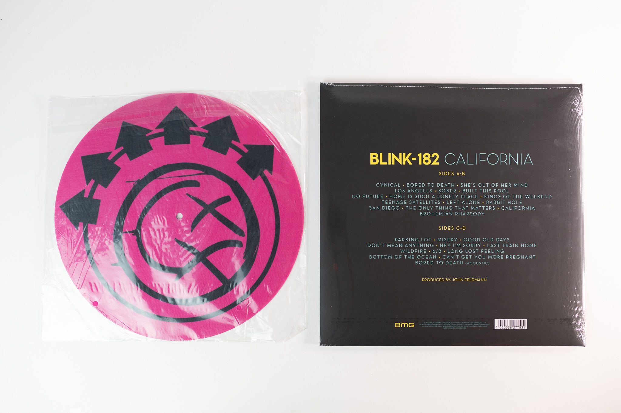 Blink-182 - California on BMG - Deluxe Edition Pink Vinyl w/ slipmat