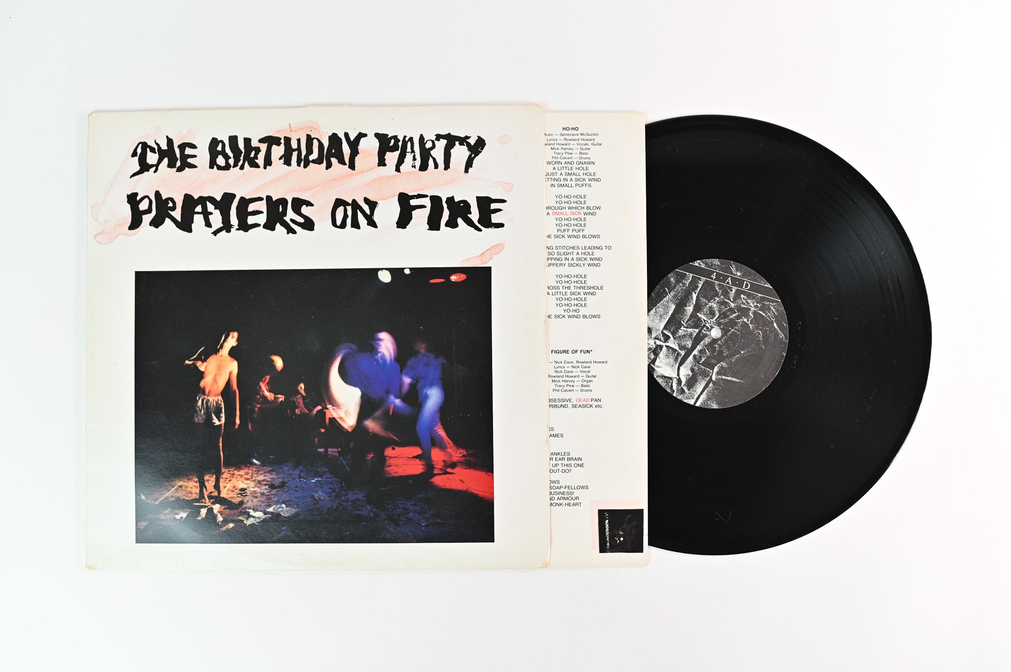 The Birthday Party - Prayers On Fire on 4AD UK Pressing