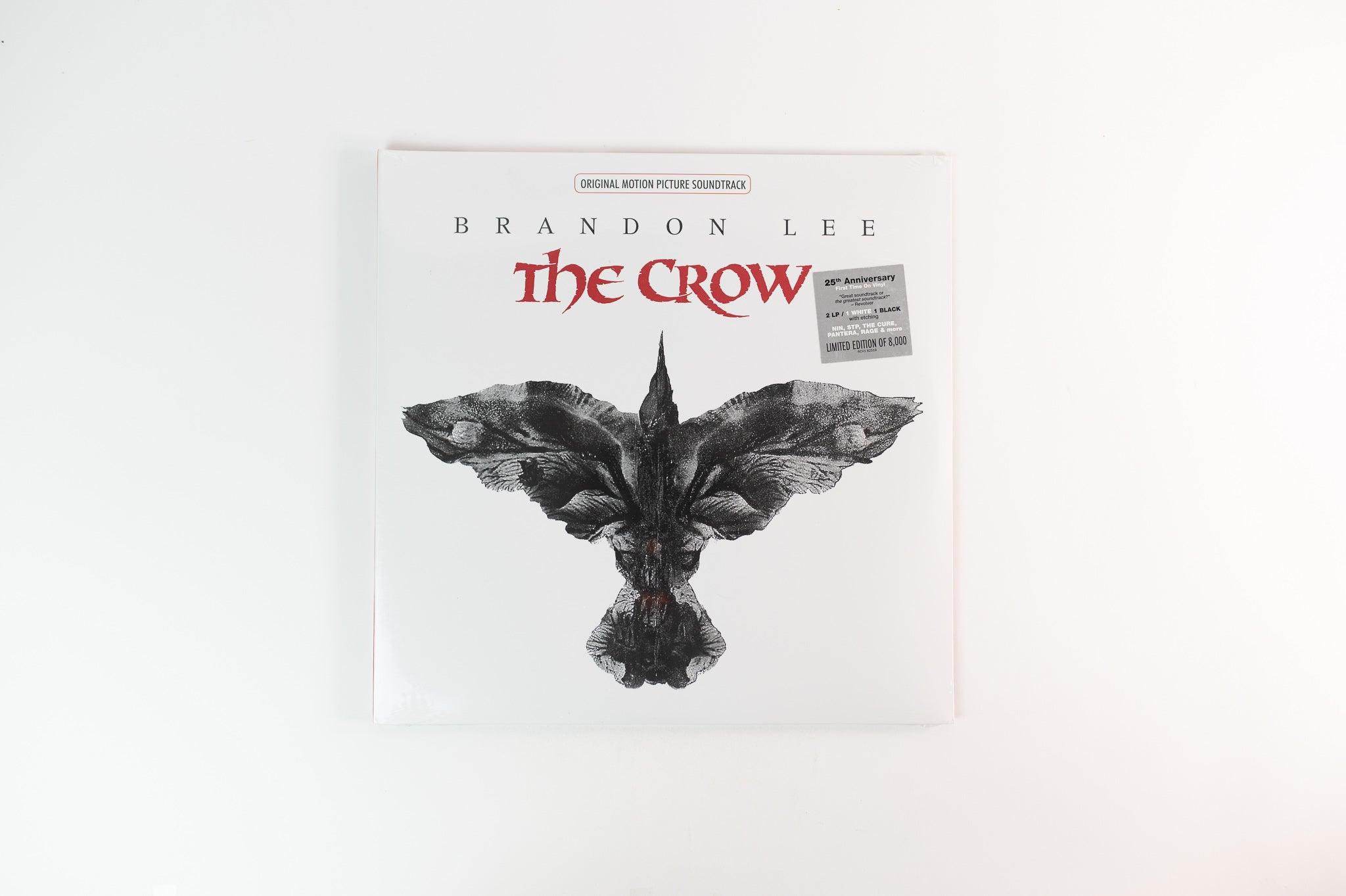 Various - The Crow (Original Motion Picture Soundtrack) on Atlantic Black / White Vinyl Limited RSD - SEALED
